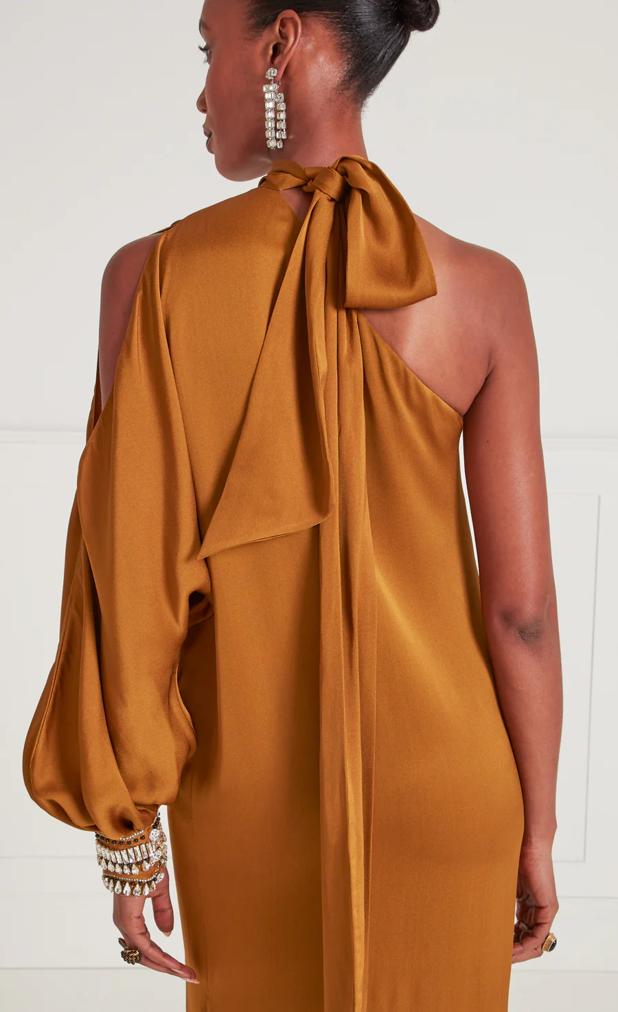 Adalina Draped Dress - Honey - Image 6