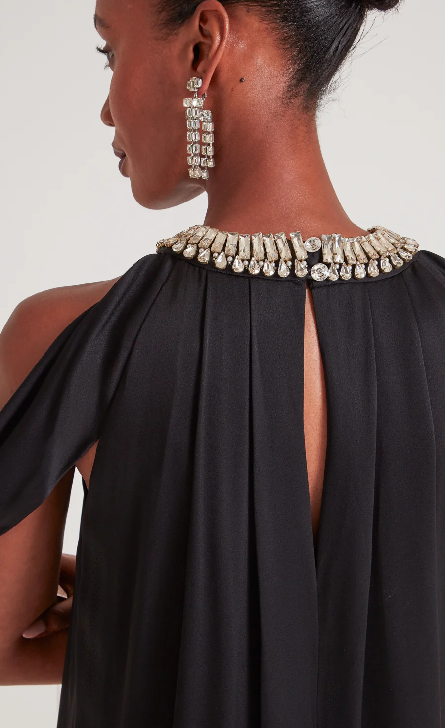Adalina Halter Dress - Black - Image 6