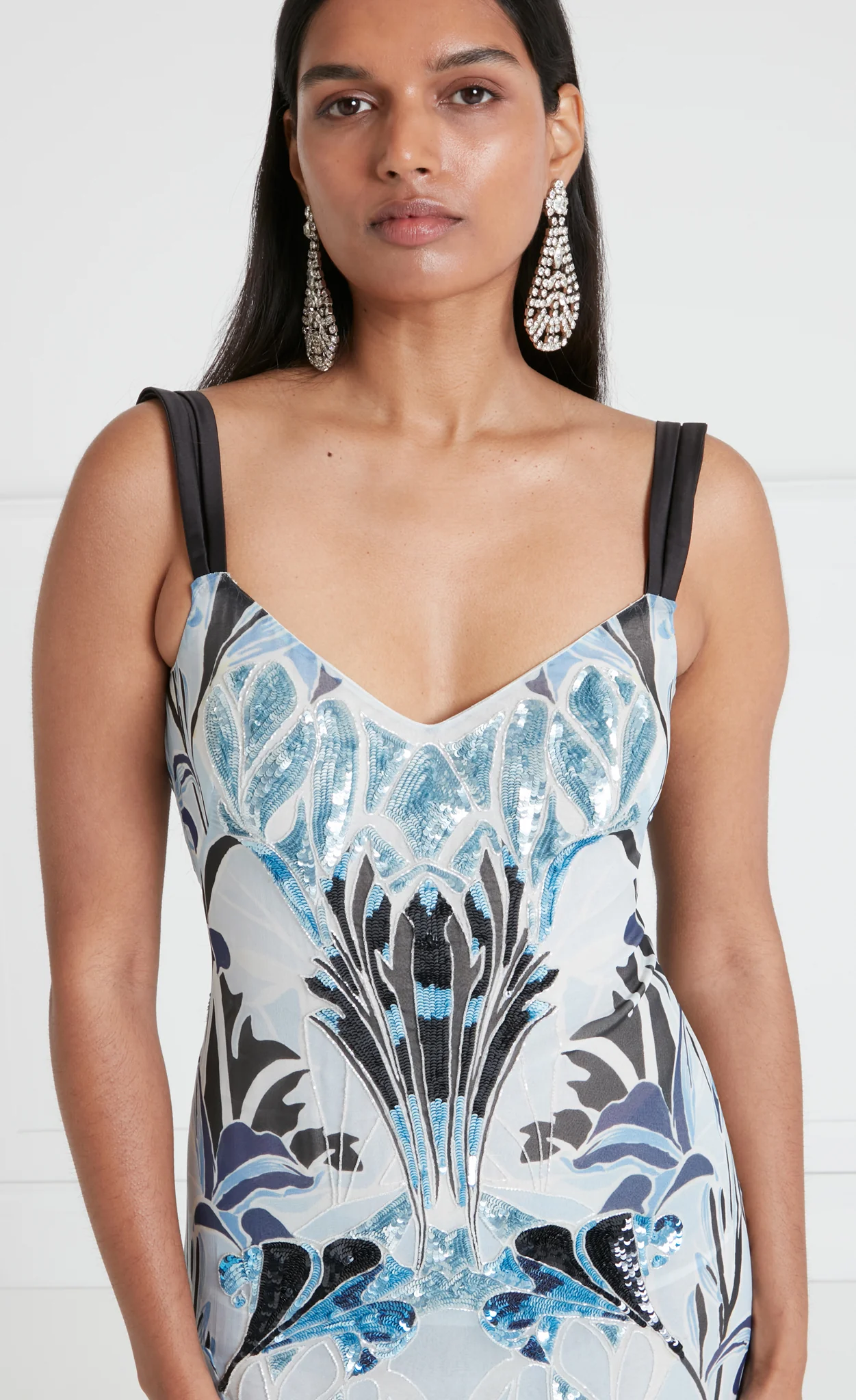 Alani Ruffle Dress - Blue - Image 5