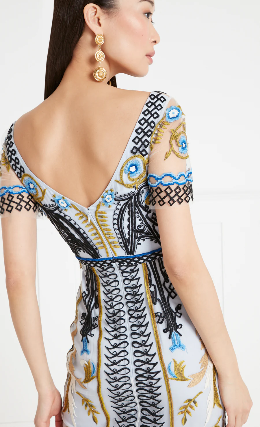 Alessia Midi Dress - Halogen Blue - Image 6