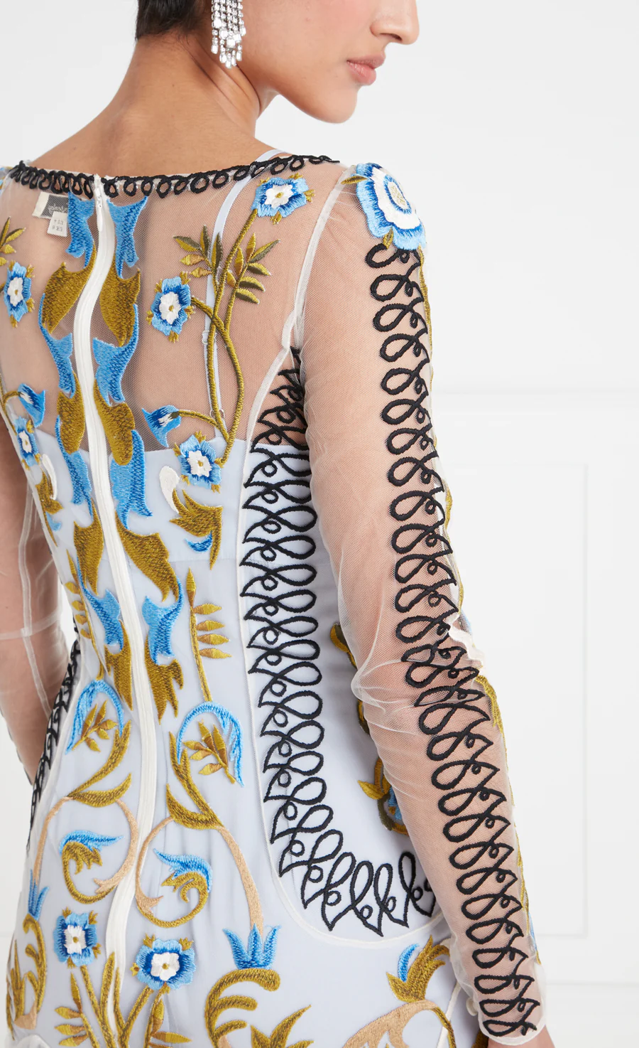 Alessia Sleeved Dress - Halogen Blue - Image 6
