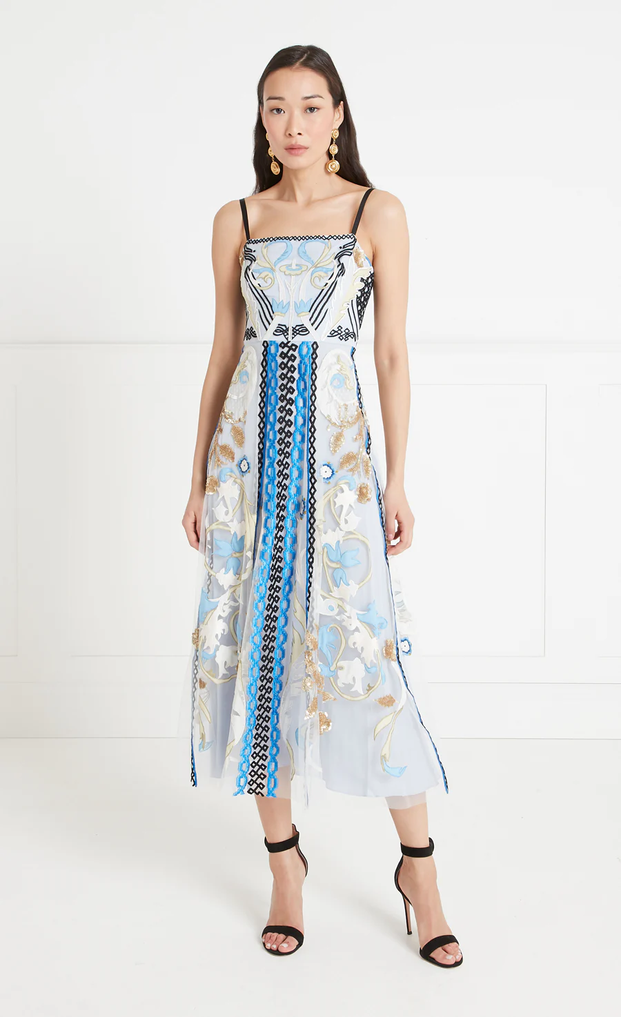 Alessia Strappy Dress - Halogen Blue - Image 2