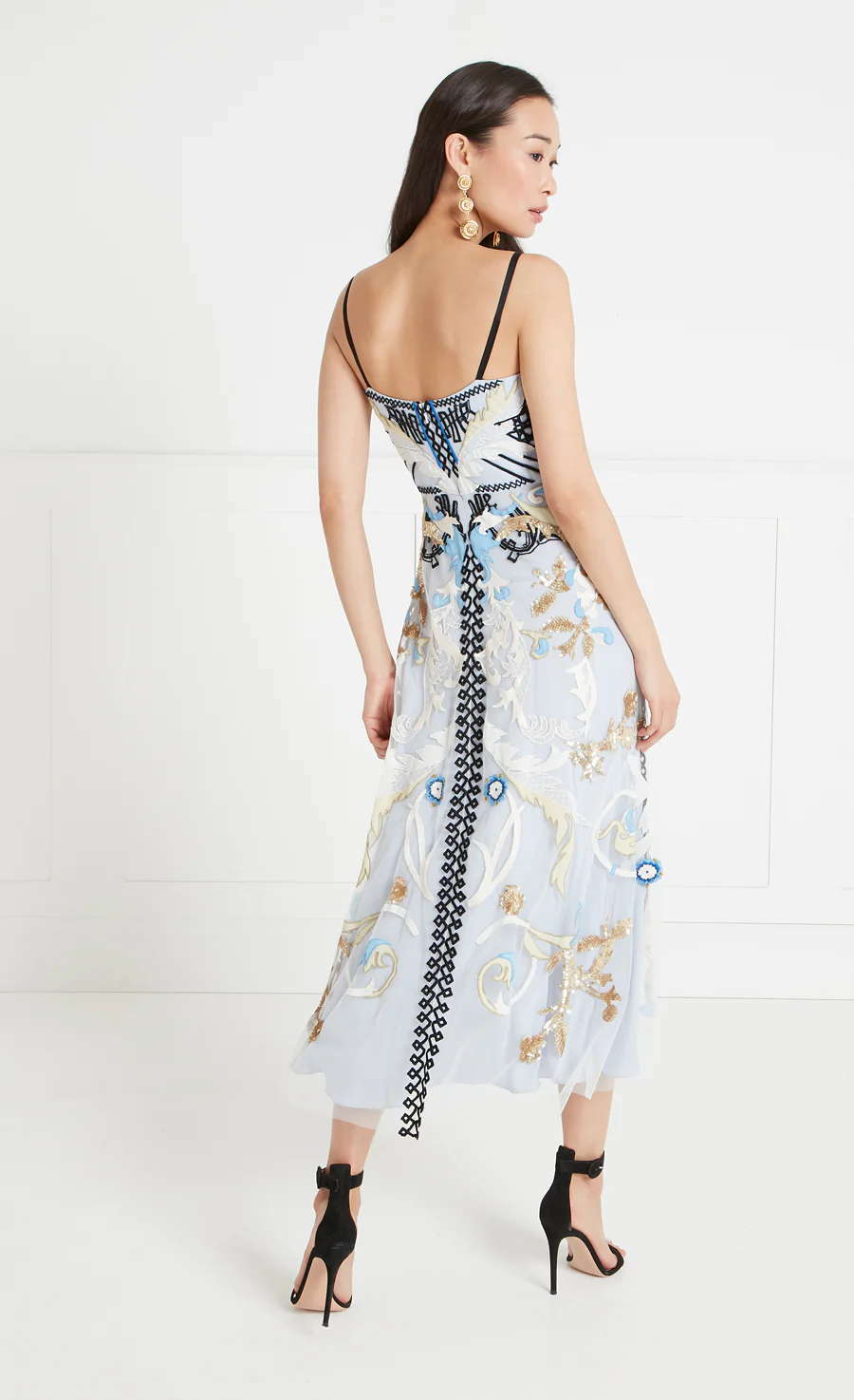Alessia Strappy Dress - Halogen Blue - Image 4