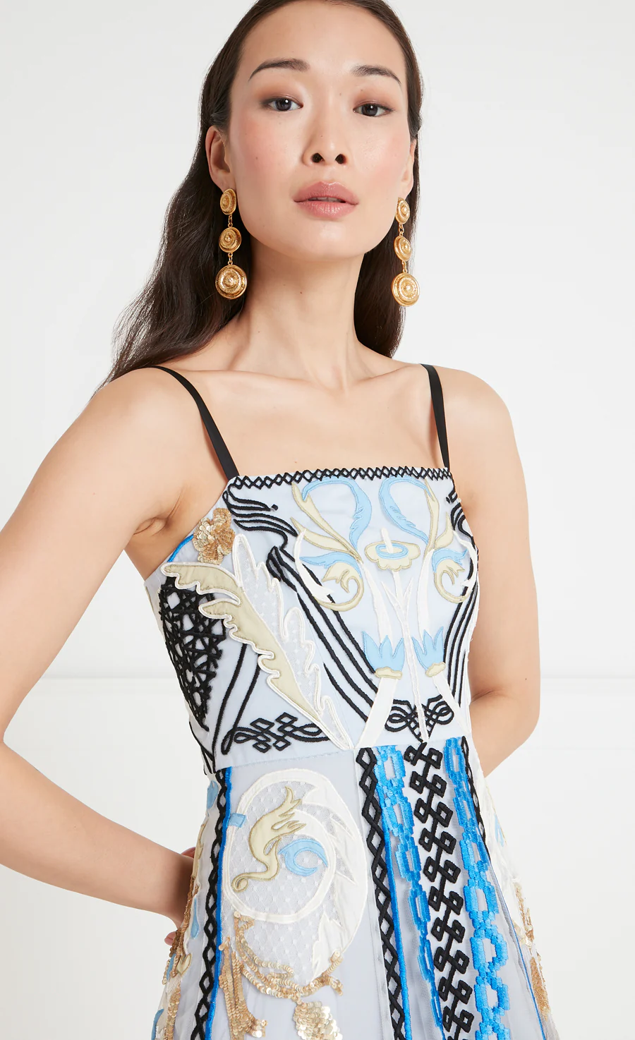 Alessia Strappy Dress - Halogen Blue - Image 5