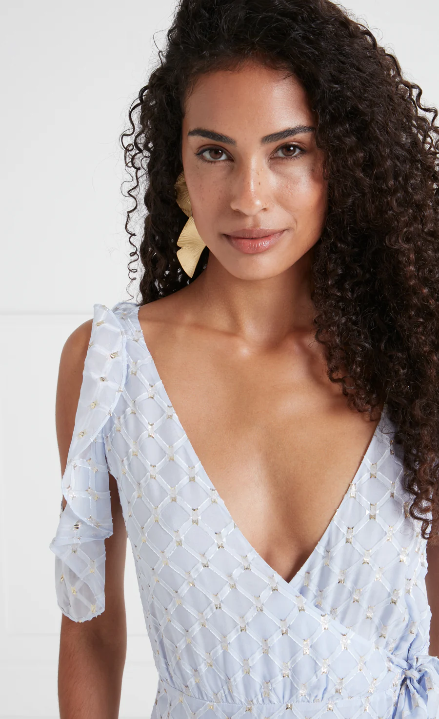 Angelico Mini Dress - Halogen Blue - Image 5