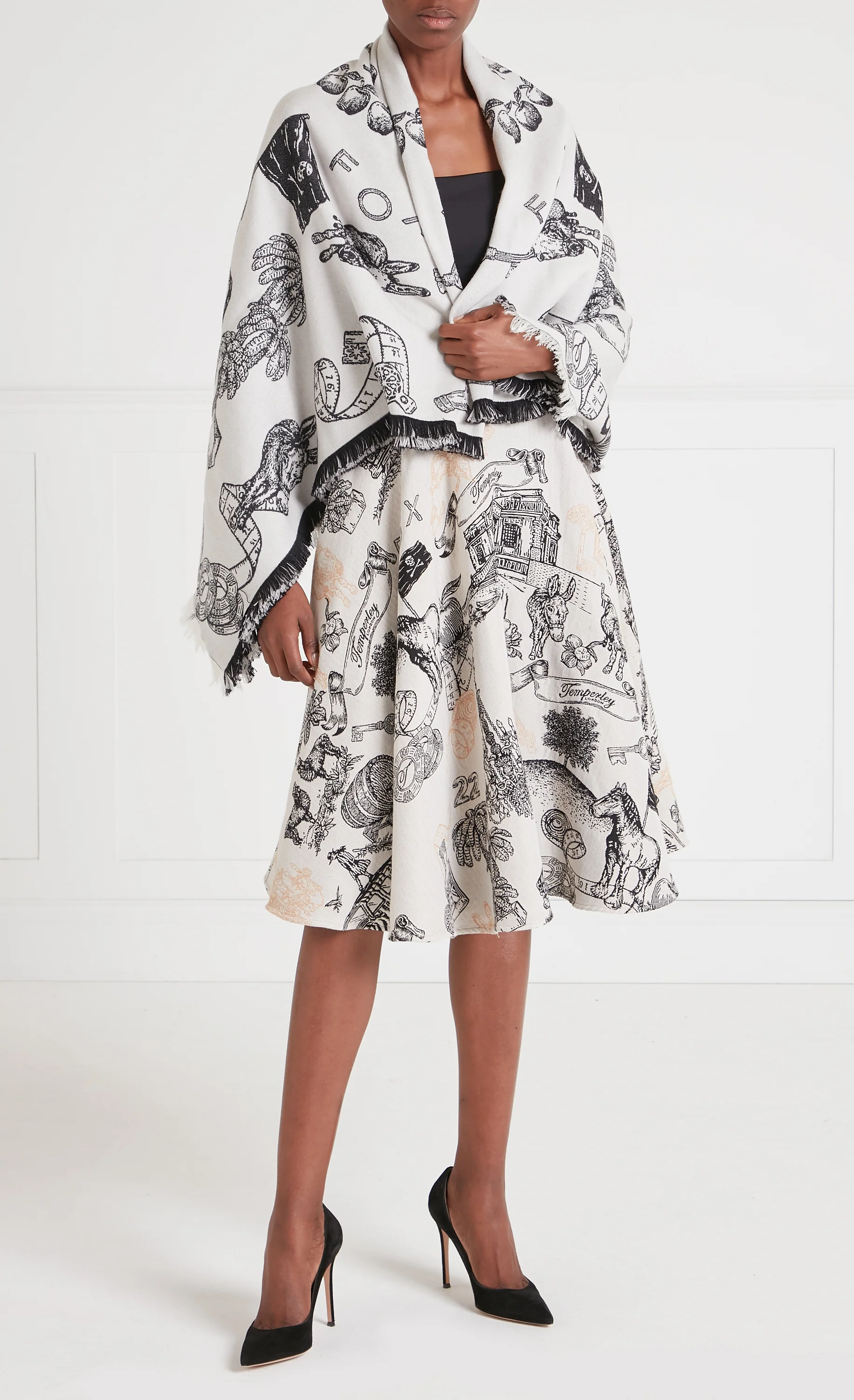 Anniversary Shawl - White - Image 2