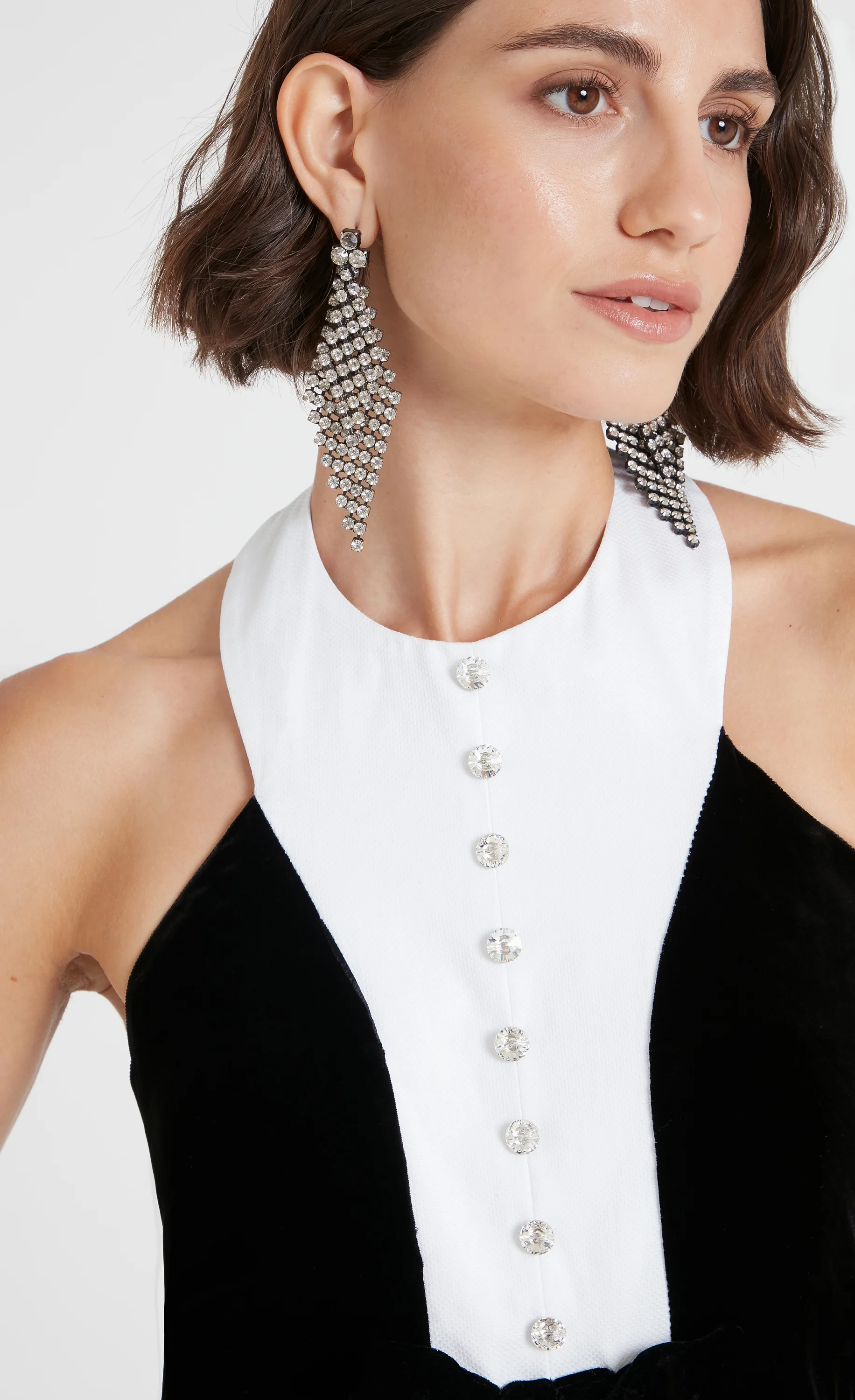 Ashcombe Bib Dress - Black - Image 5