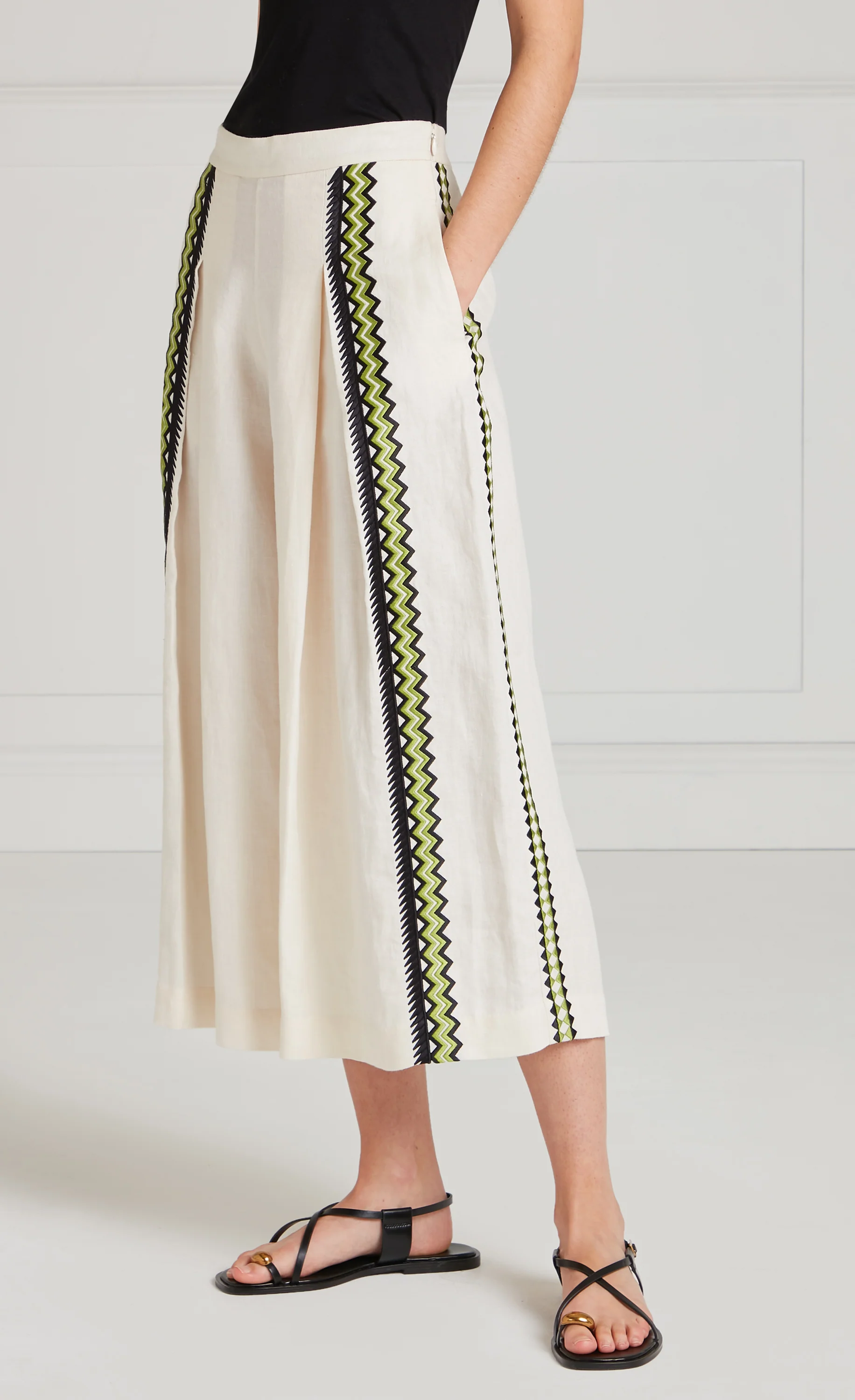 Avalon Trousers - Ivory - Image 3