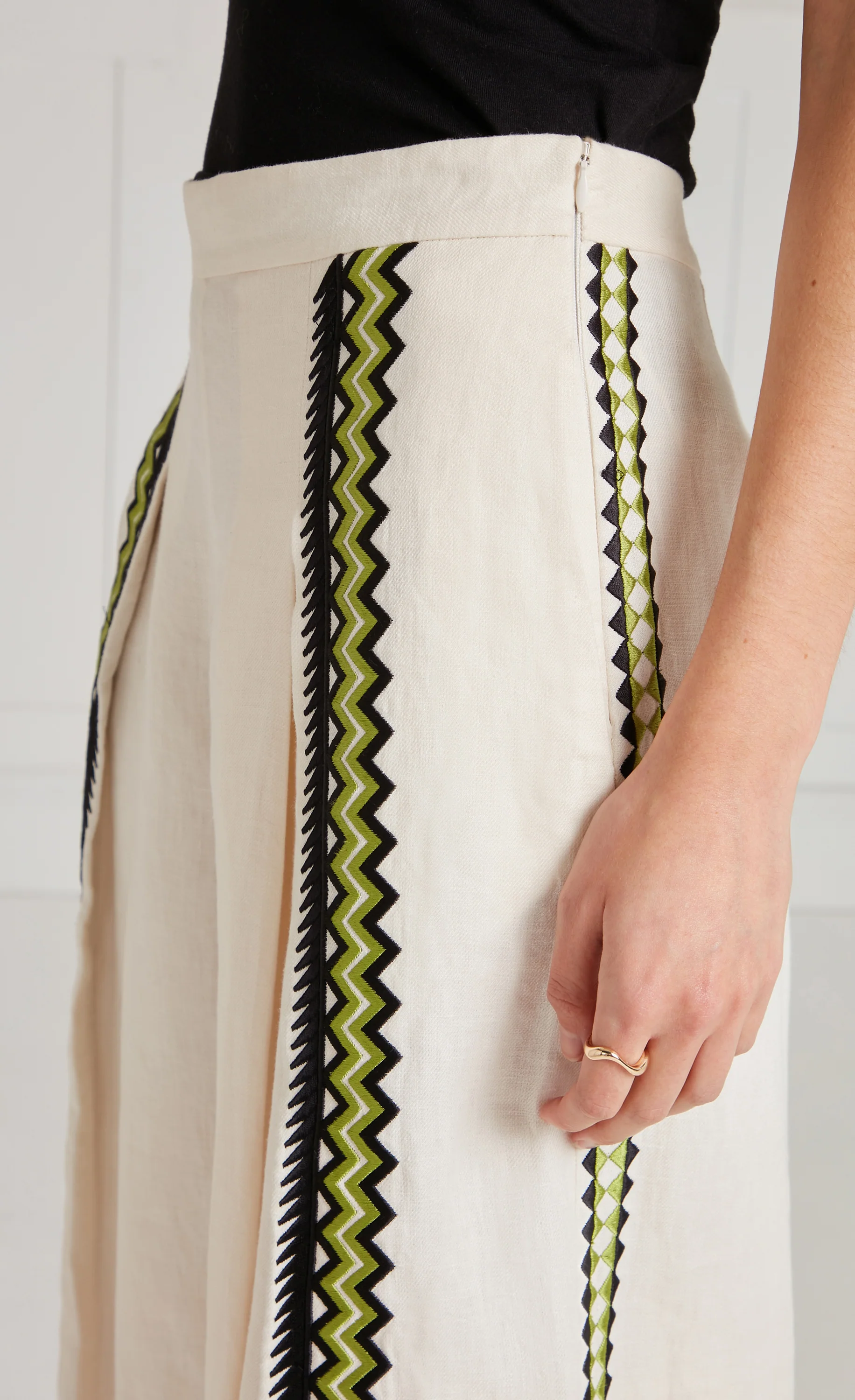 Avalon Trousers - Ivory - Image 4