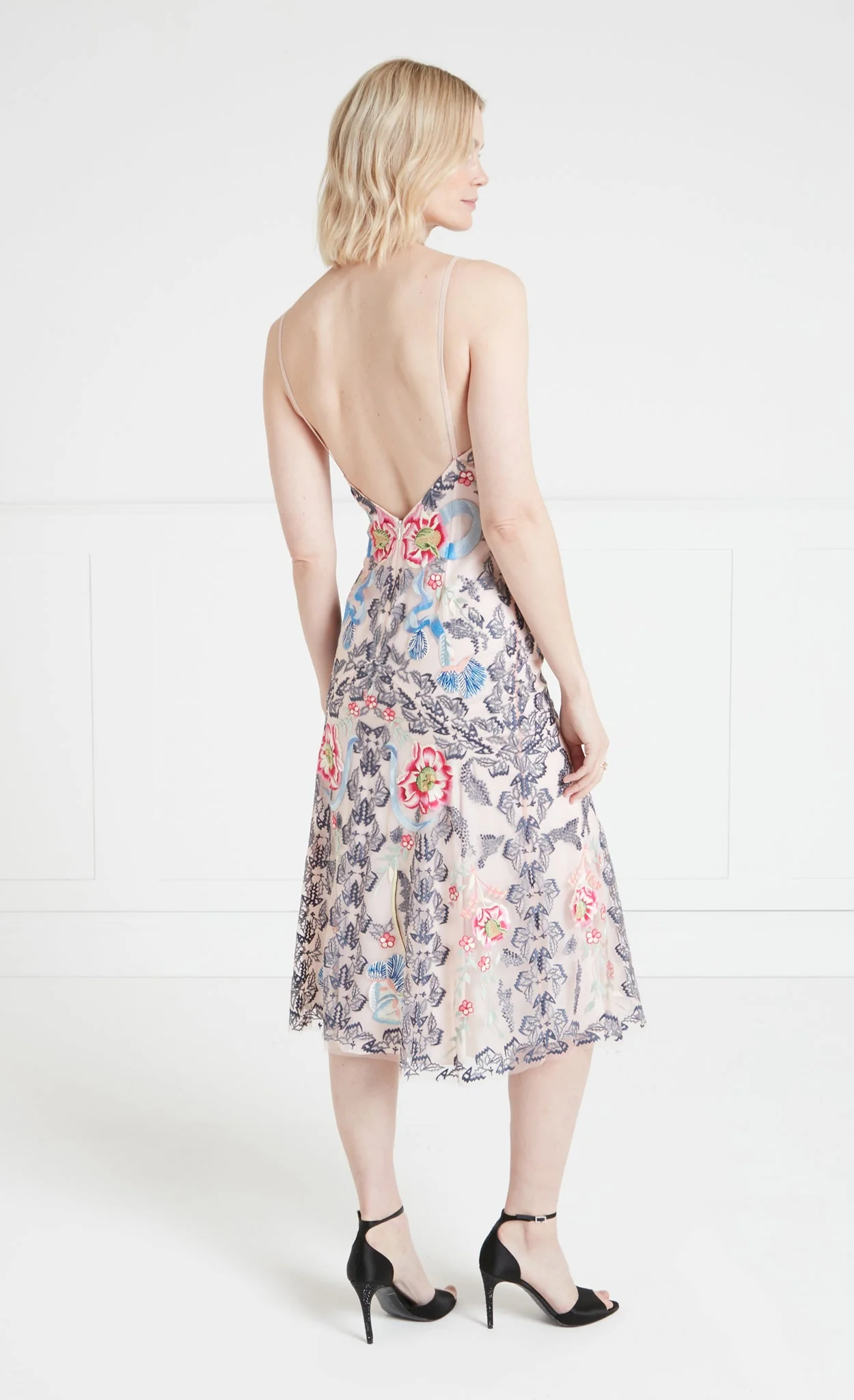 Bilbao Strappy Dress - Rosewater - Image 4