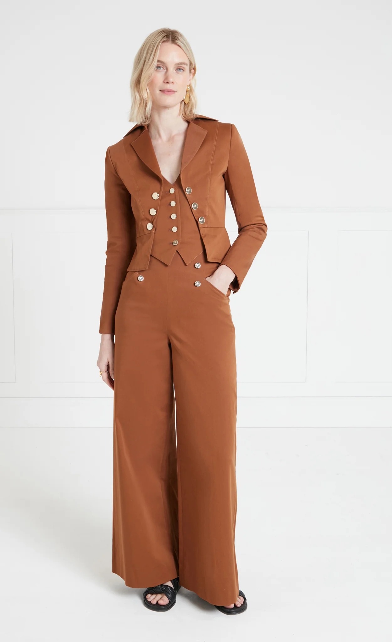 Castell Jacket - Brown - Image 4
