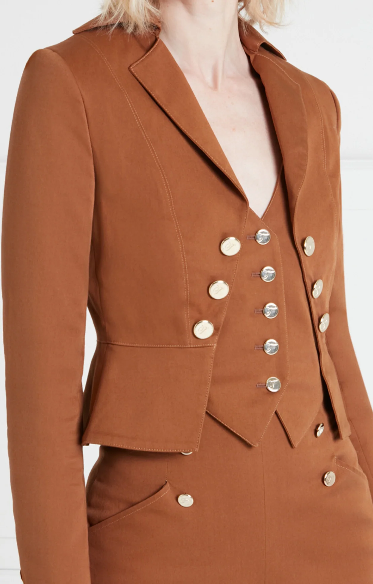 Castell Jacket - Brown - Image 5
