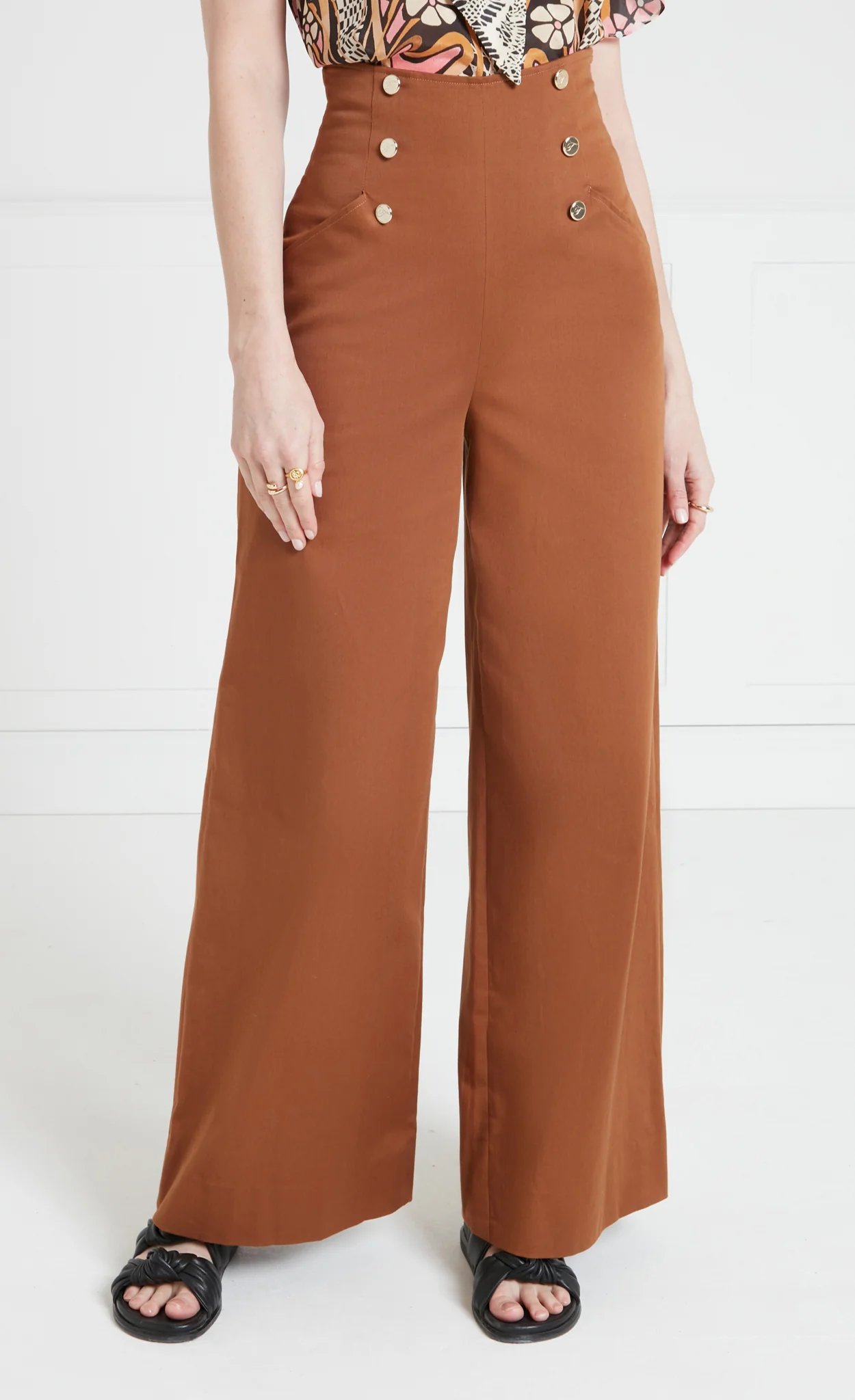Castell Trousers - Brown - Image 3