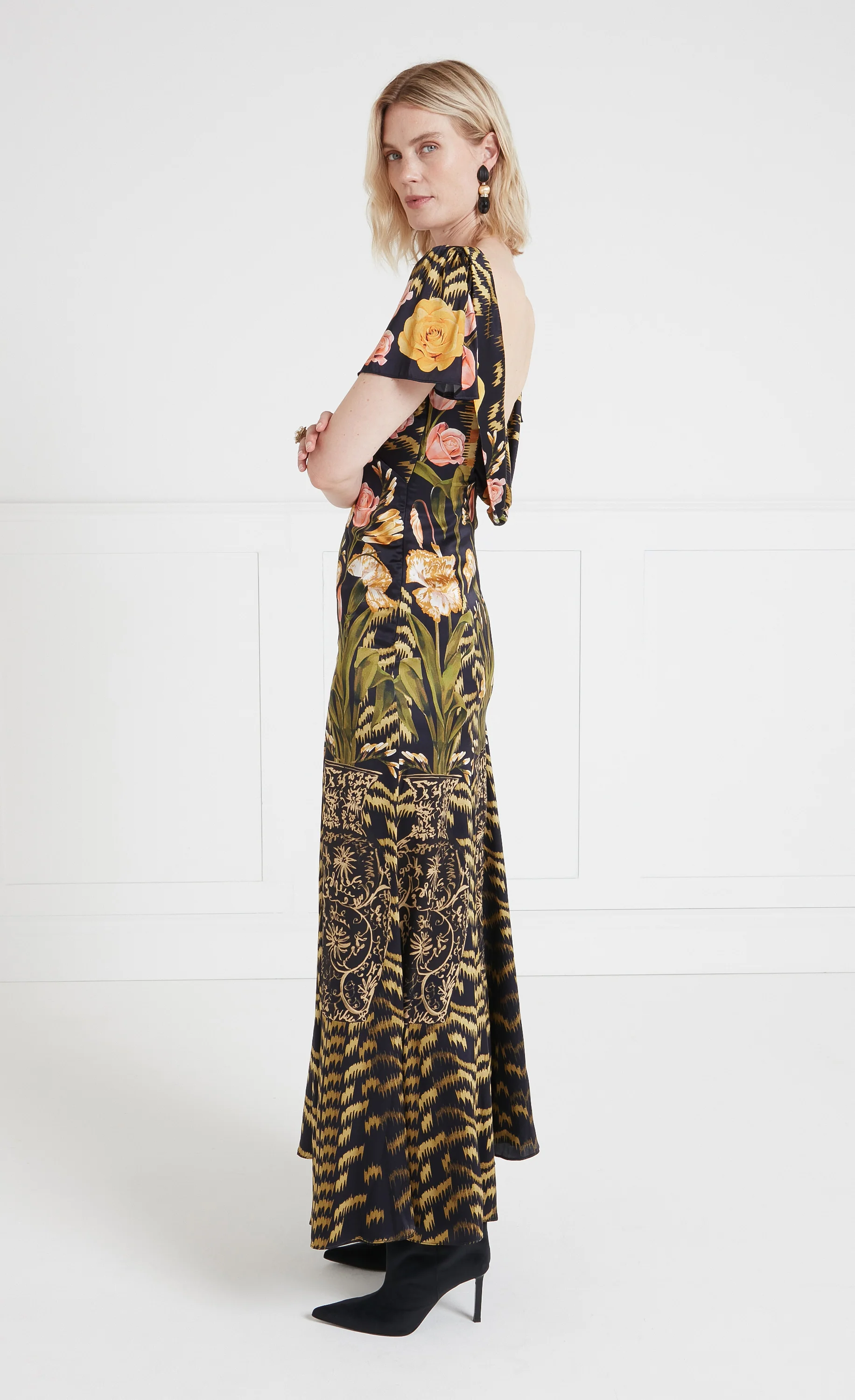 Cleo Gown - Black - Image 3