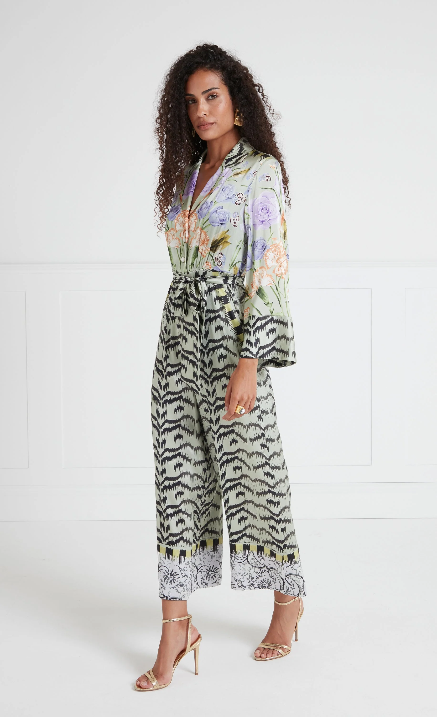 Cleo Jumpsuit - Silt Green - Image 3