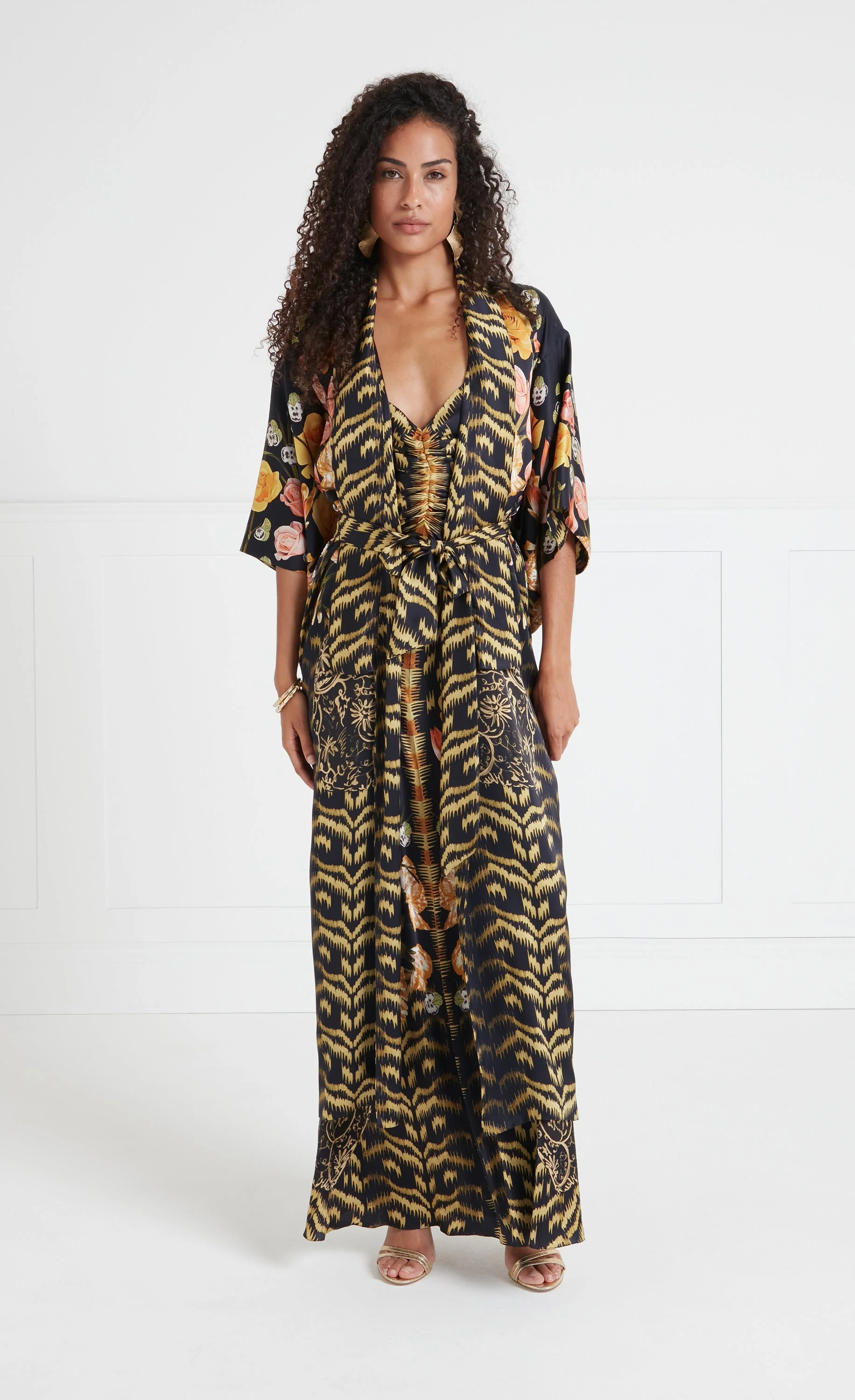 Cleo Kimono - Black - Image 2