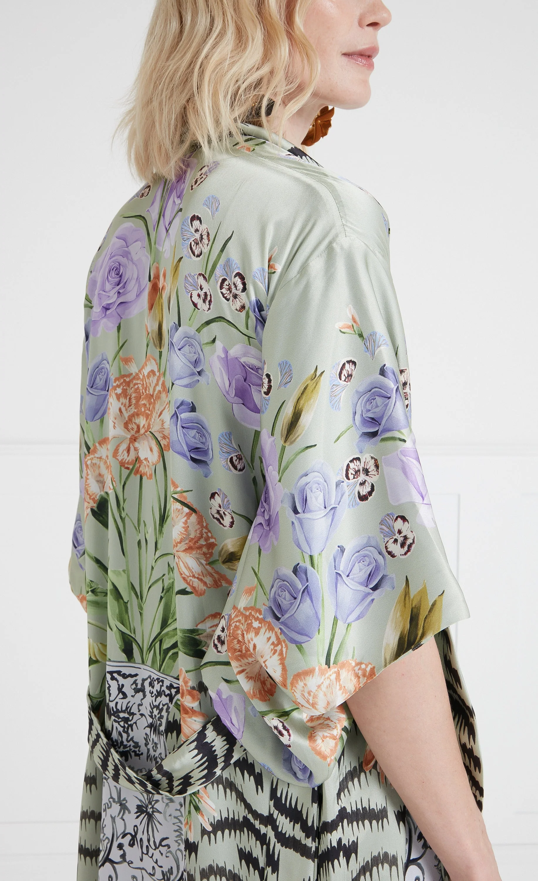 Cleo Kimono - Silt Green - Image 5