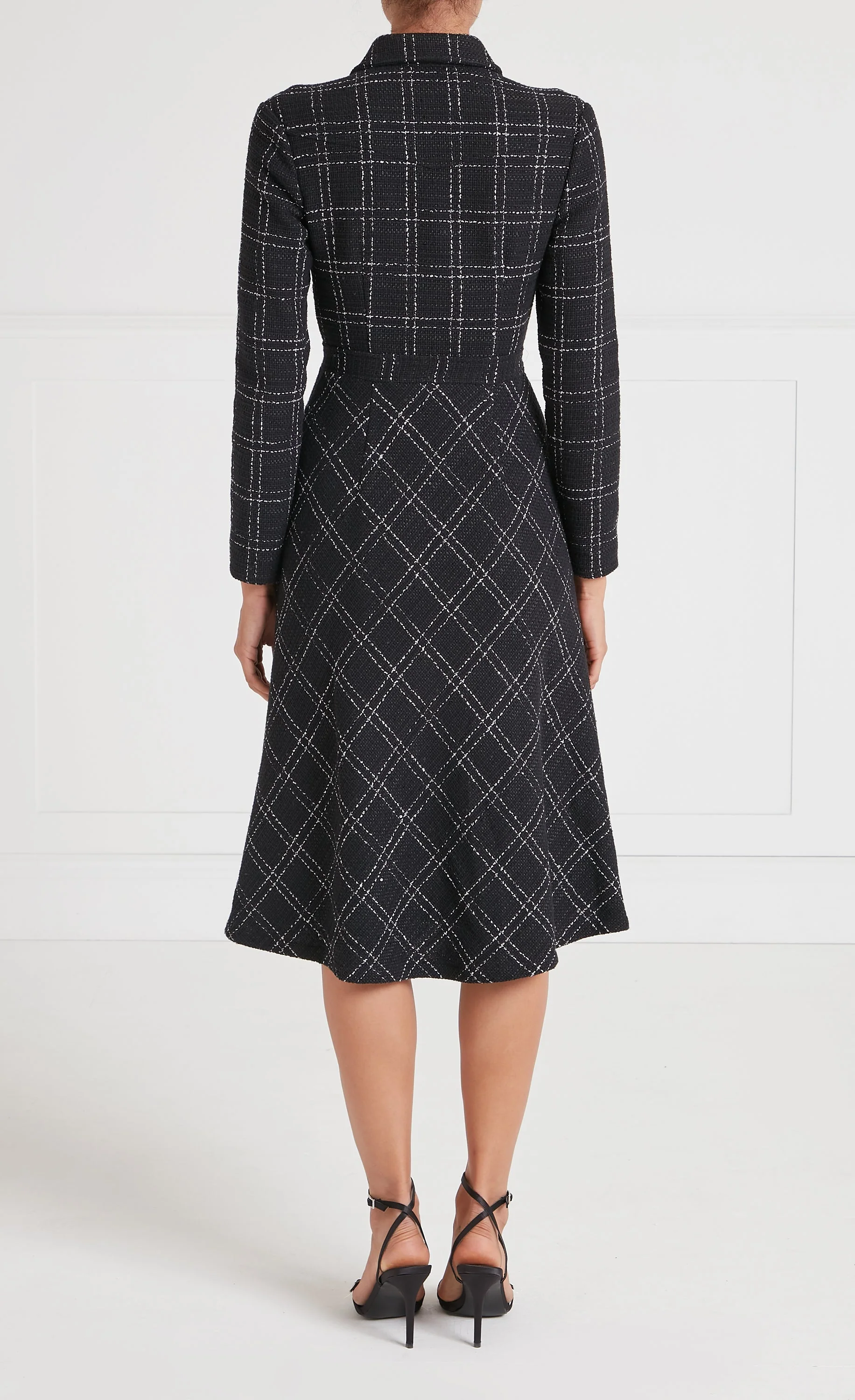 Colonel Dress - Black Check - Image 4