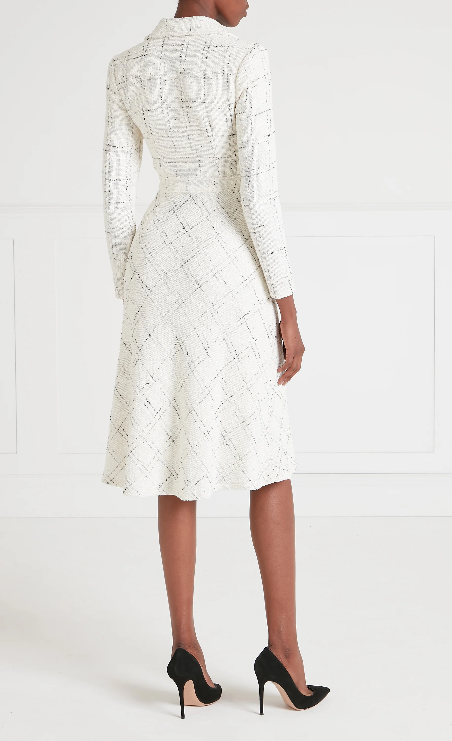 Colonel Dress - White Check - Image 4