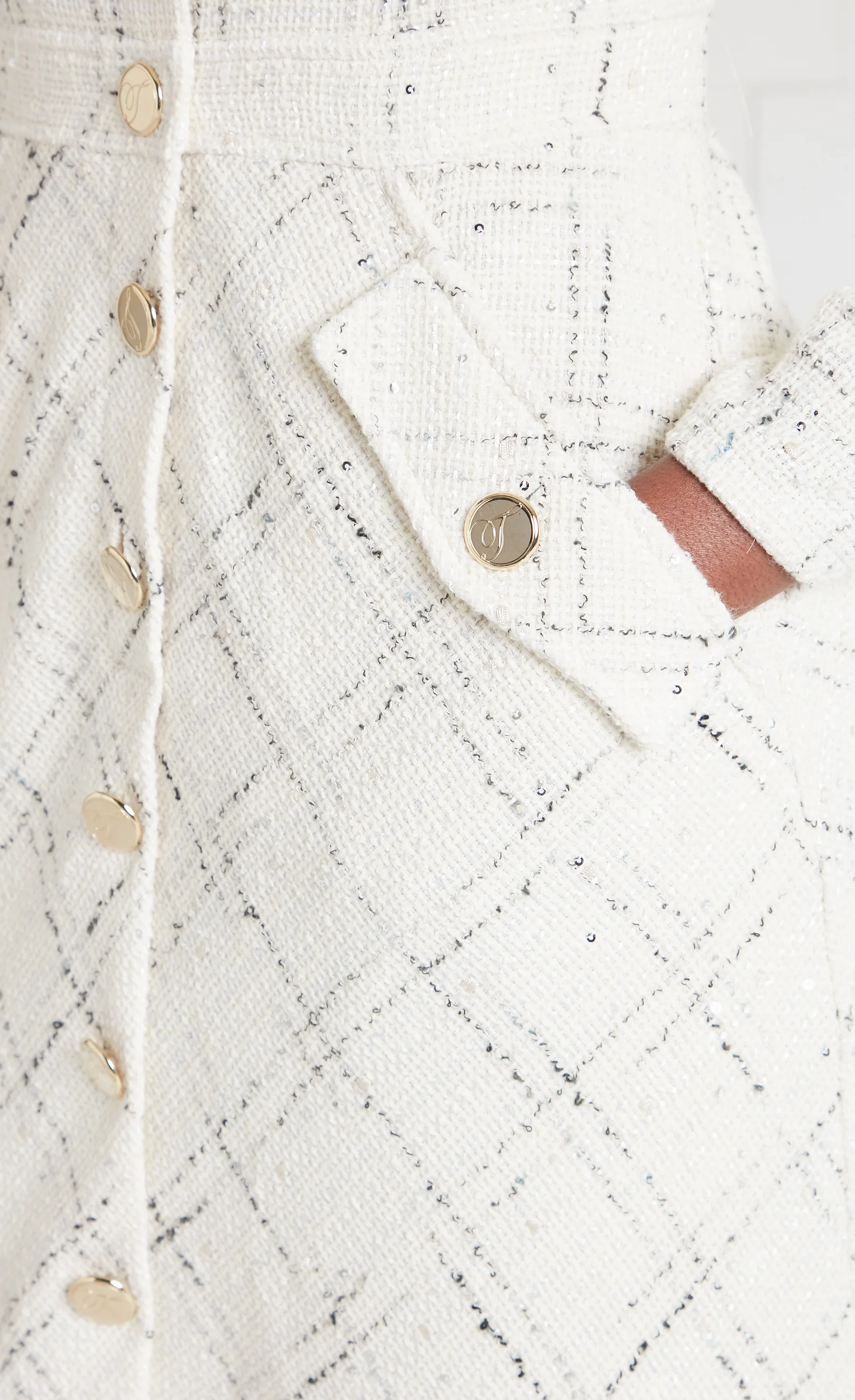Colonel Dress - White Check - Image 5
