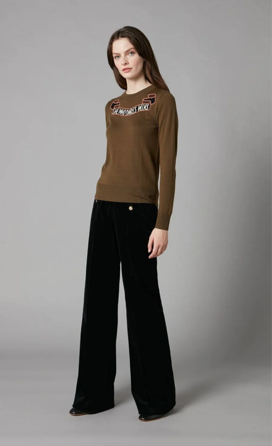 Dare Knit Jumper - Loden Green Mix - Image 3