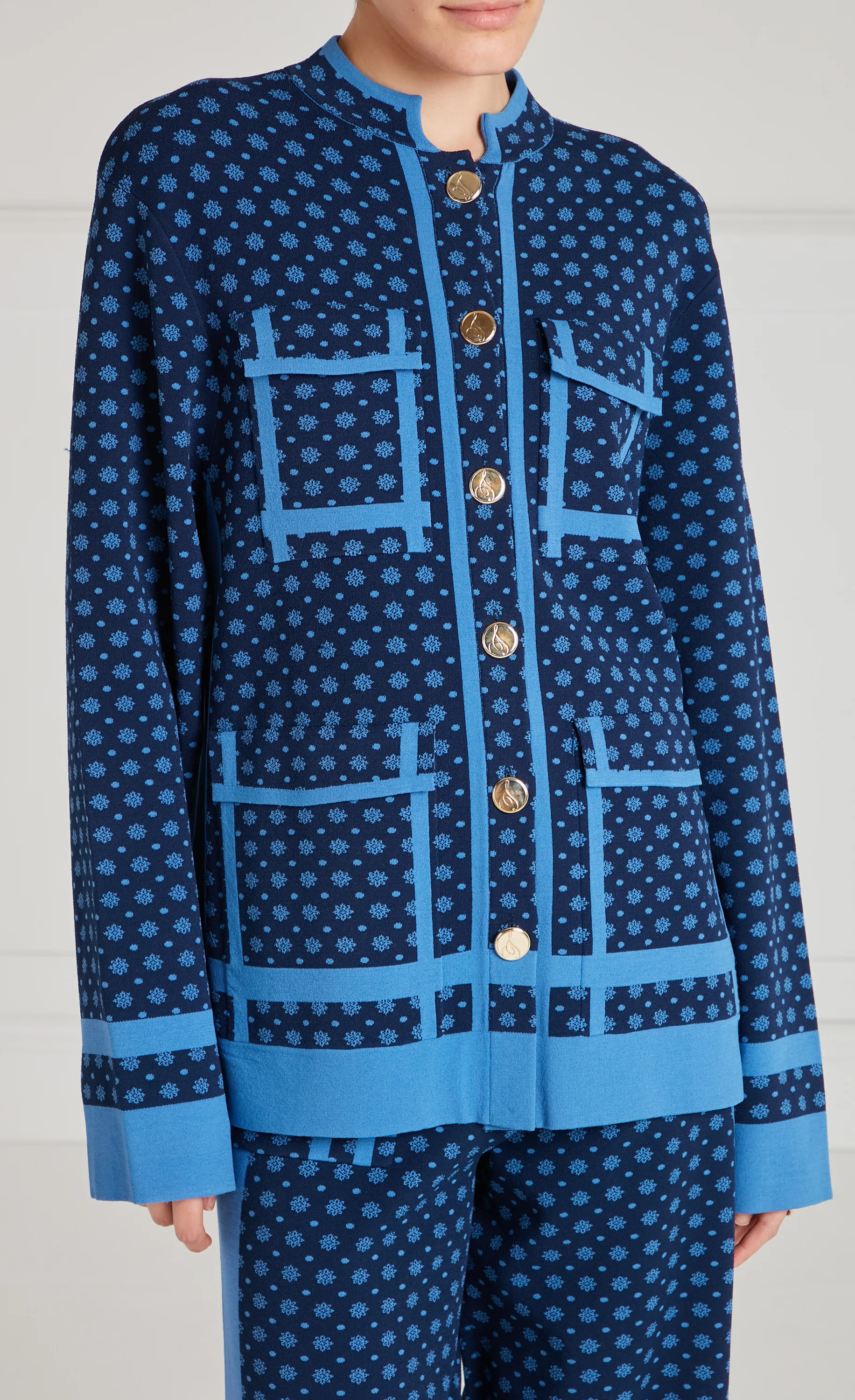 Ditzie Knit Jacket - Twilight - Image 3