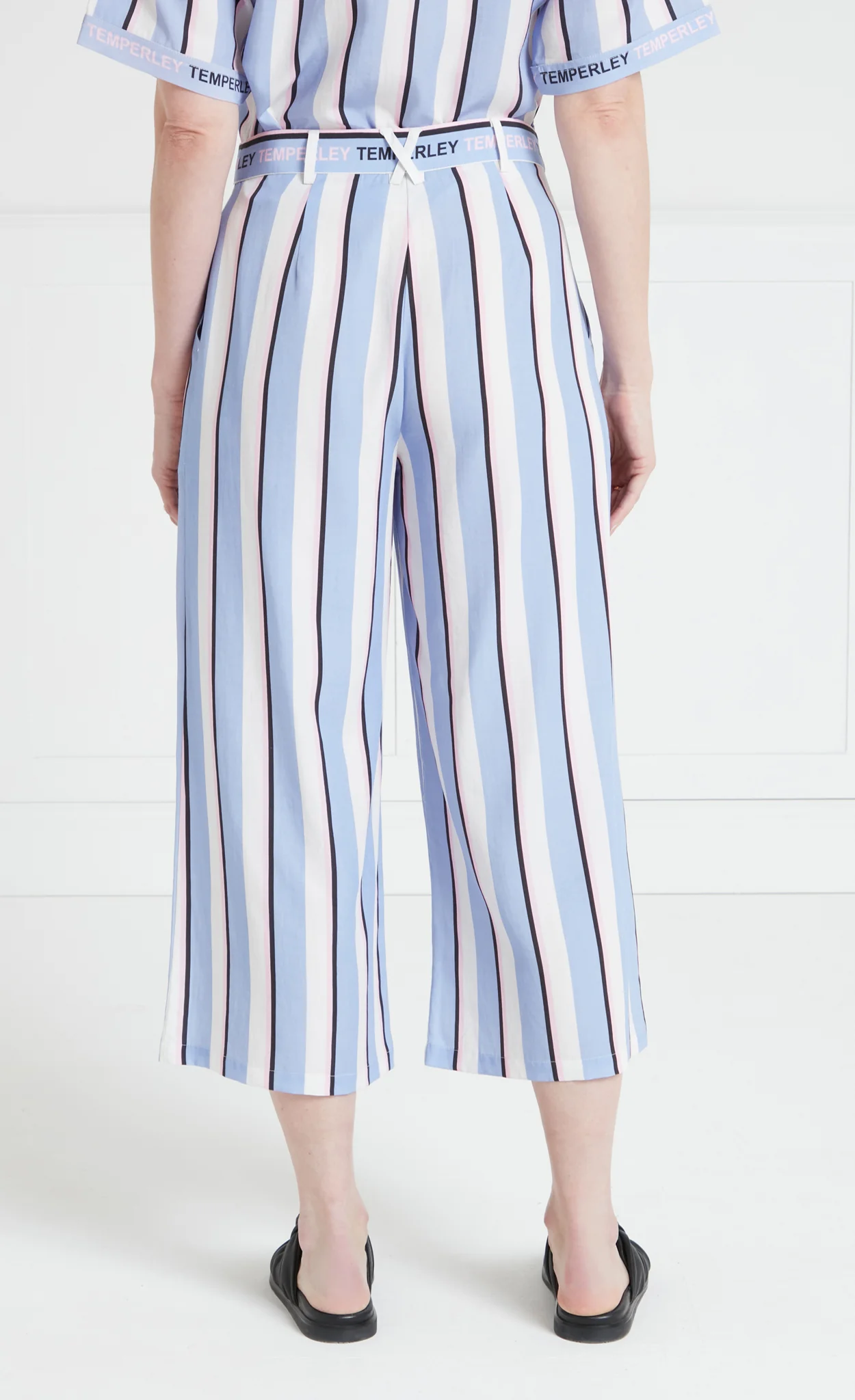Dominique Trousers - Blue Mix - Image 6