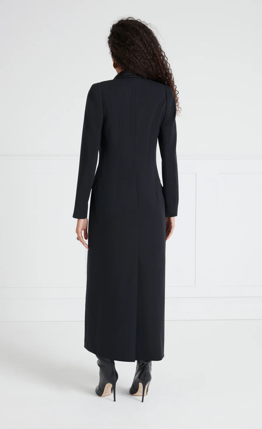 Enzo Long Coat - Black - Image 4