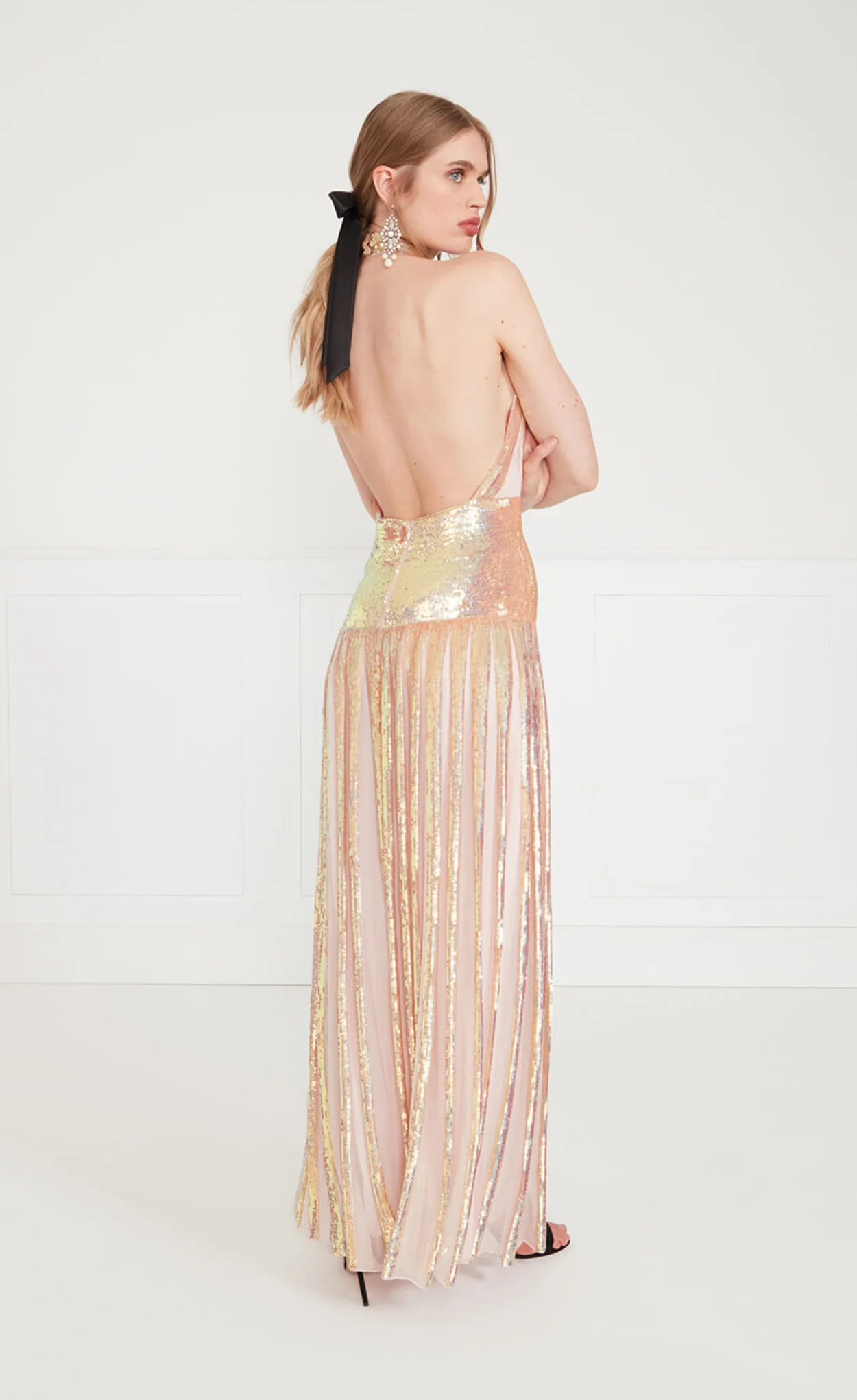 Filigree Dress - Iridescent Gold - Image 3
