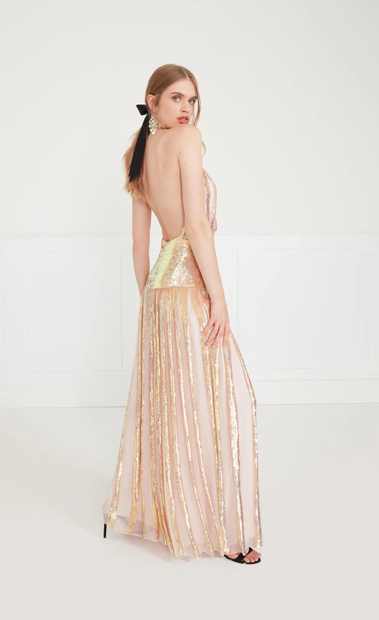 Filigree Dress - Iridescent Gold - Image 4