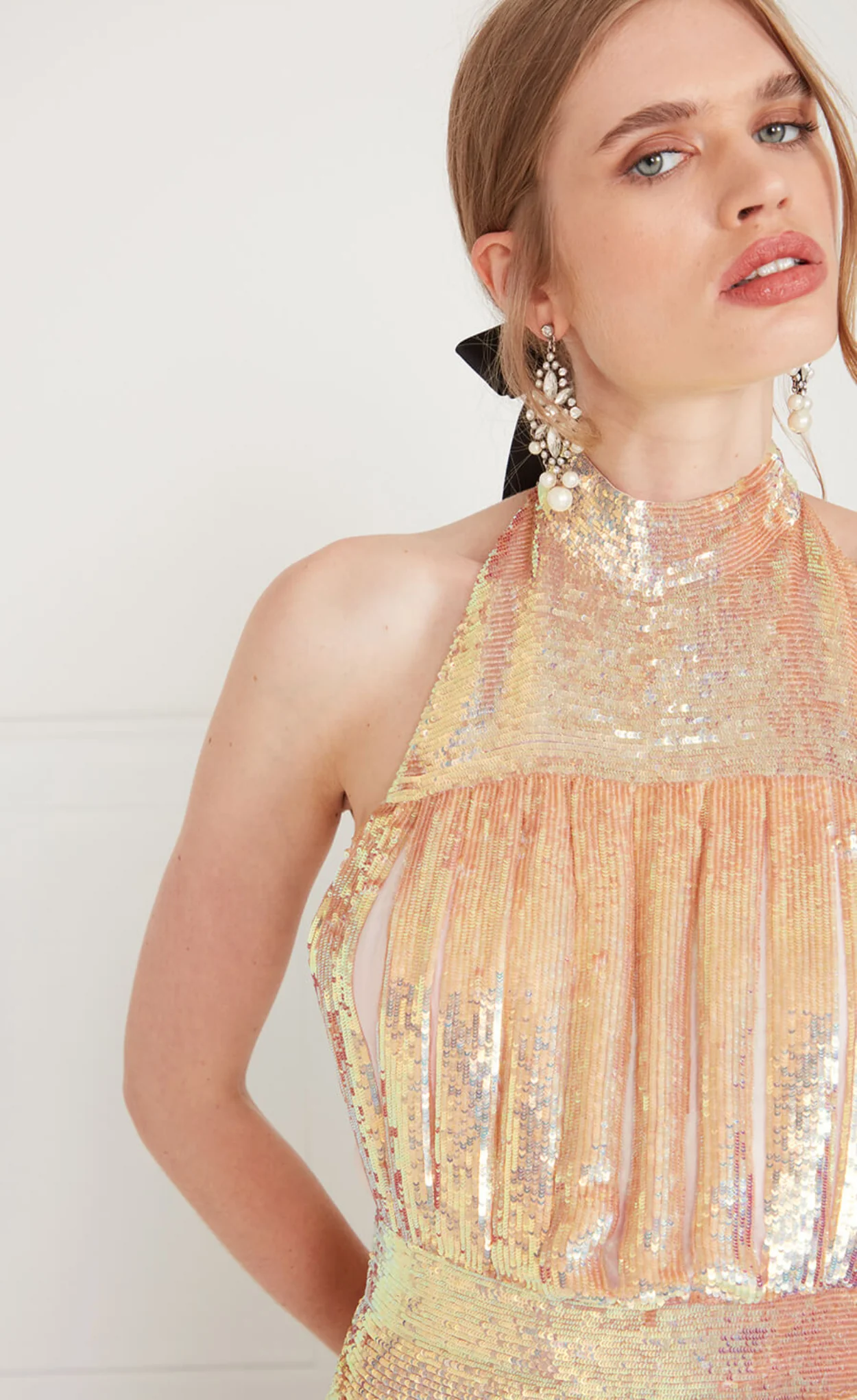 Filigree Dress - Iridescent Gold - Image 5