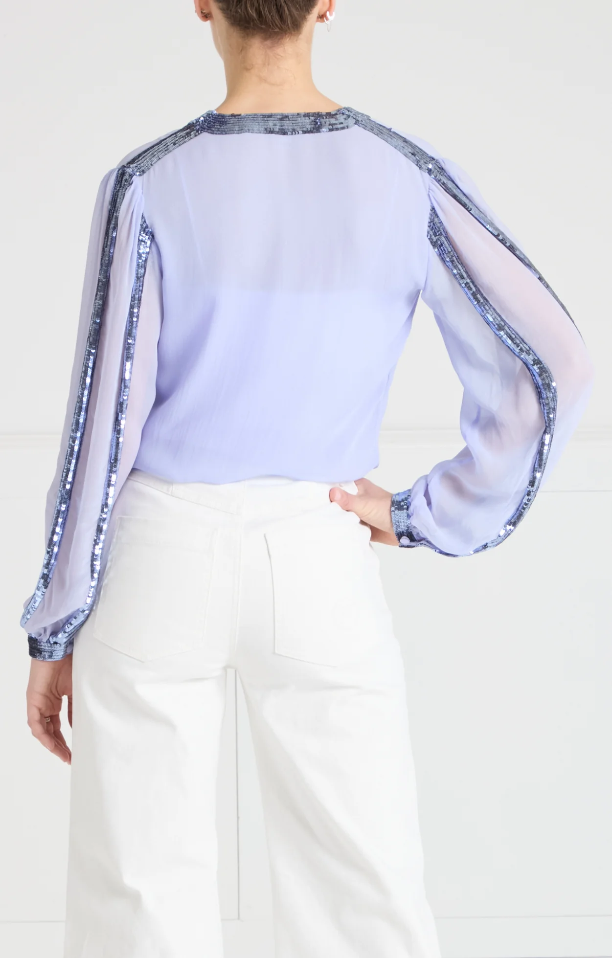 Filigree Shirt - Lavender - Image 4