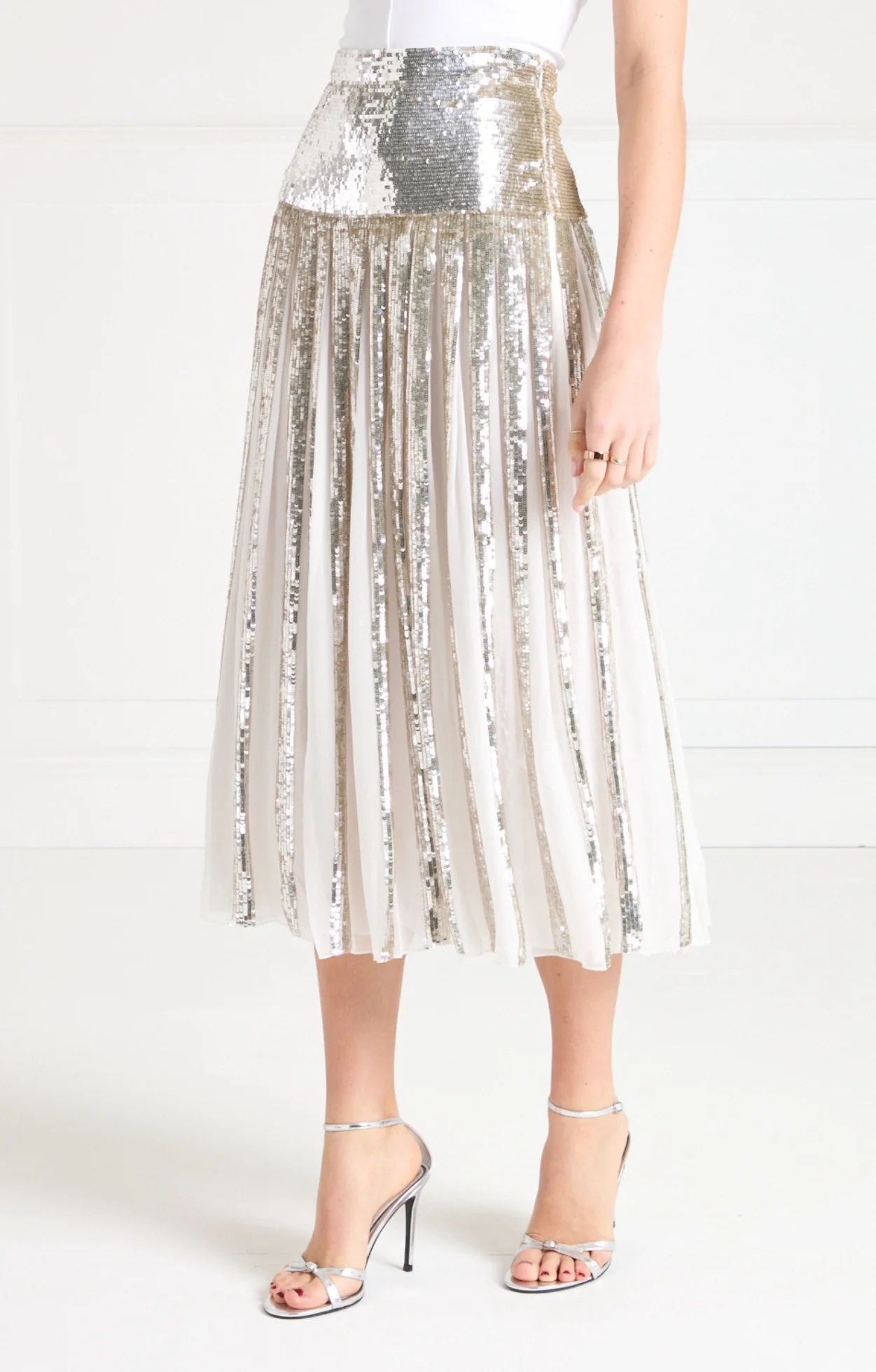 Filigree Skirt - Silver - Image 3