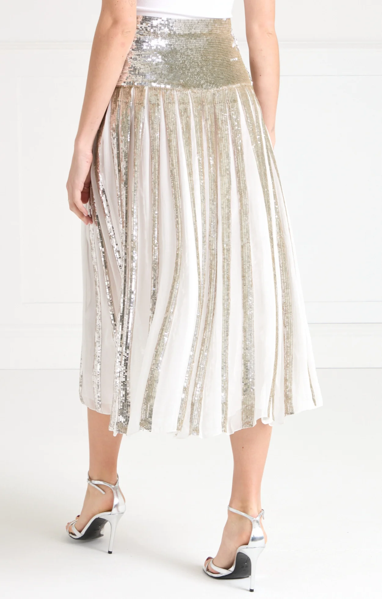 Filigree Skirt - Silver - Image 4