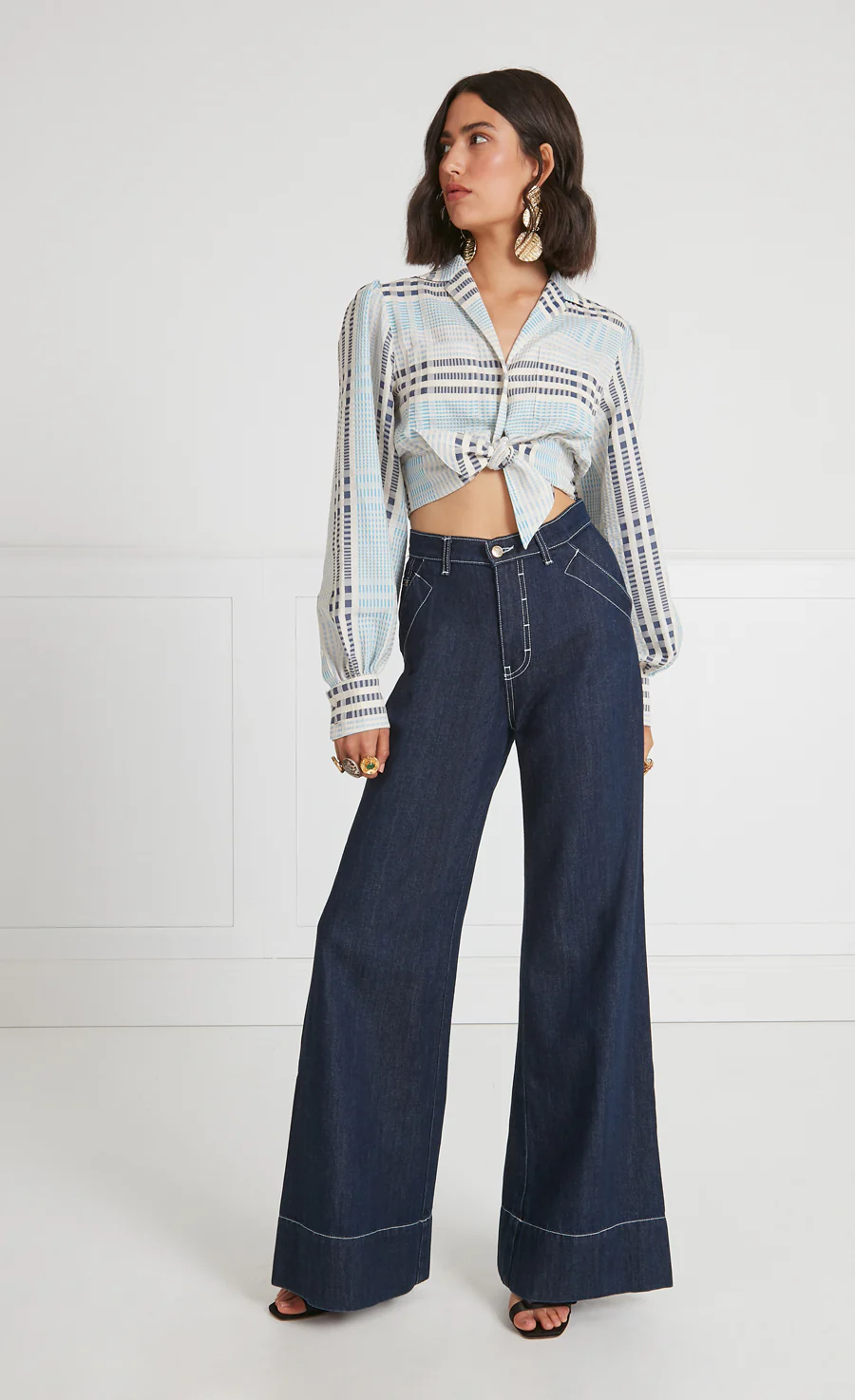 Fontana Wide-Leg Jean - Denim - Image 2