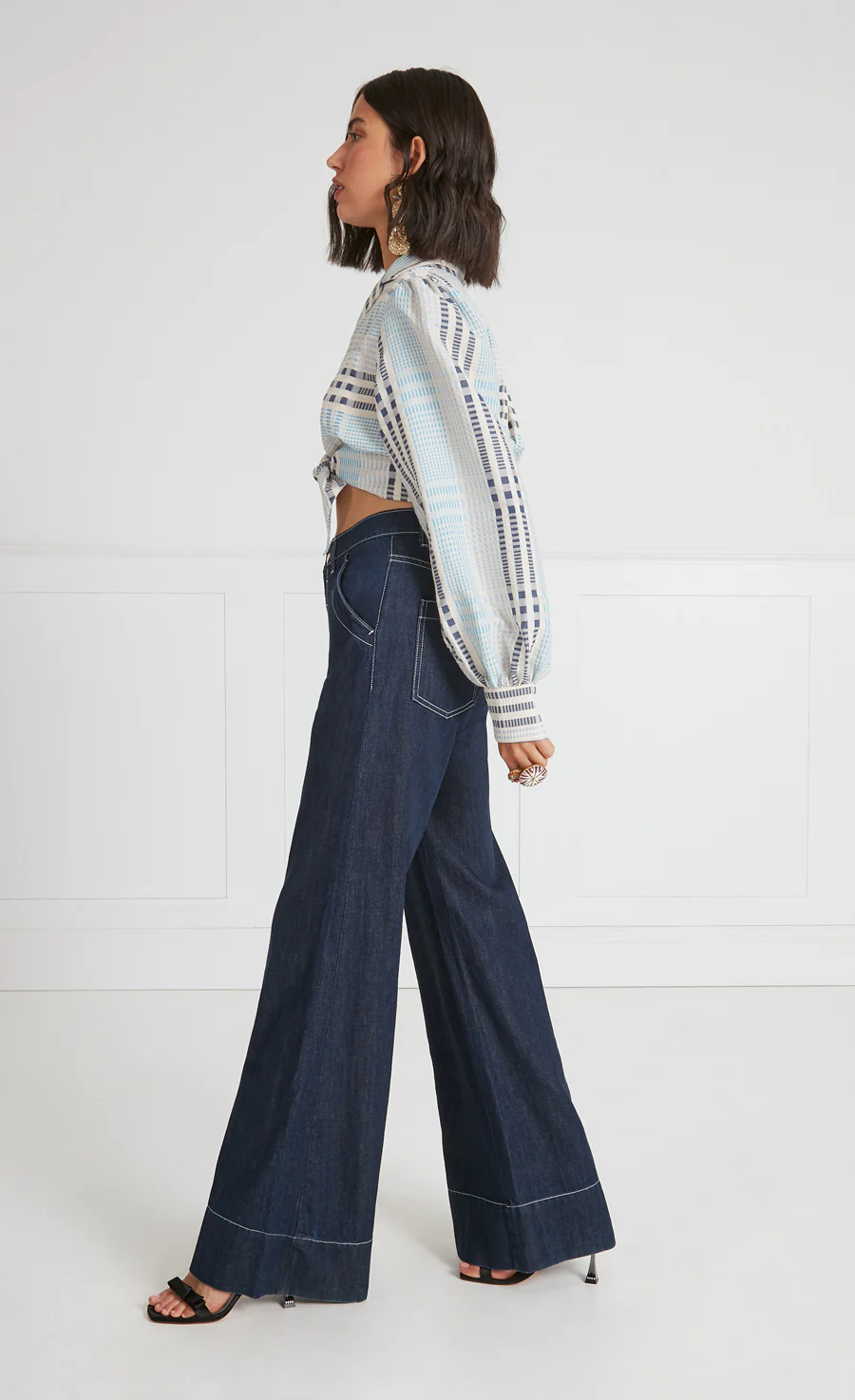 Fontana Wide-Leg Jean - Denim - Image 3