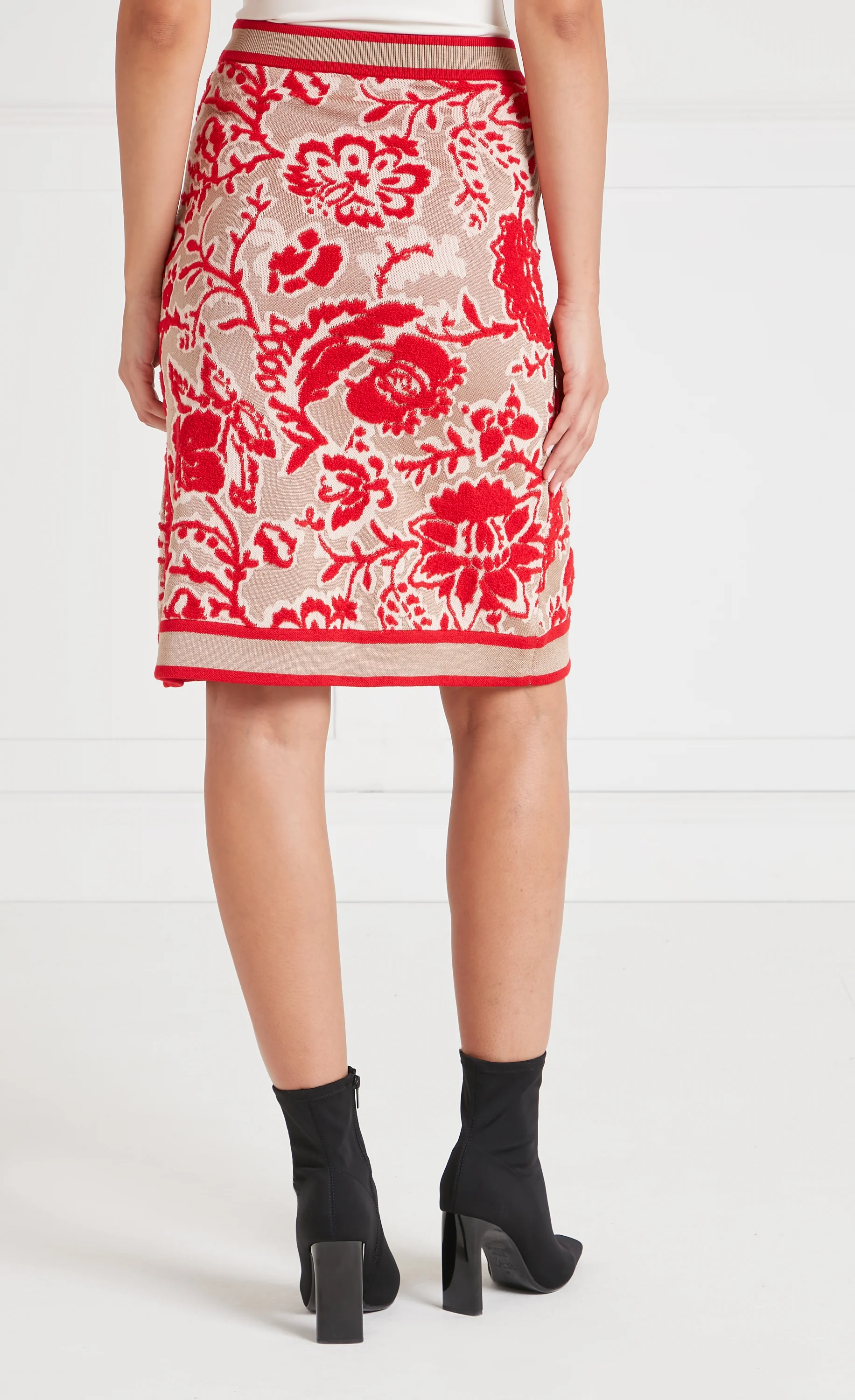 Francis Knit Skirt - Oatmeal Mix - Image 4