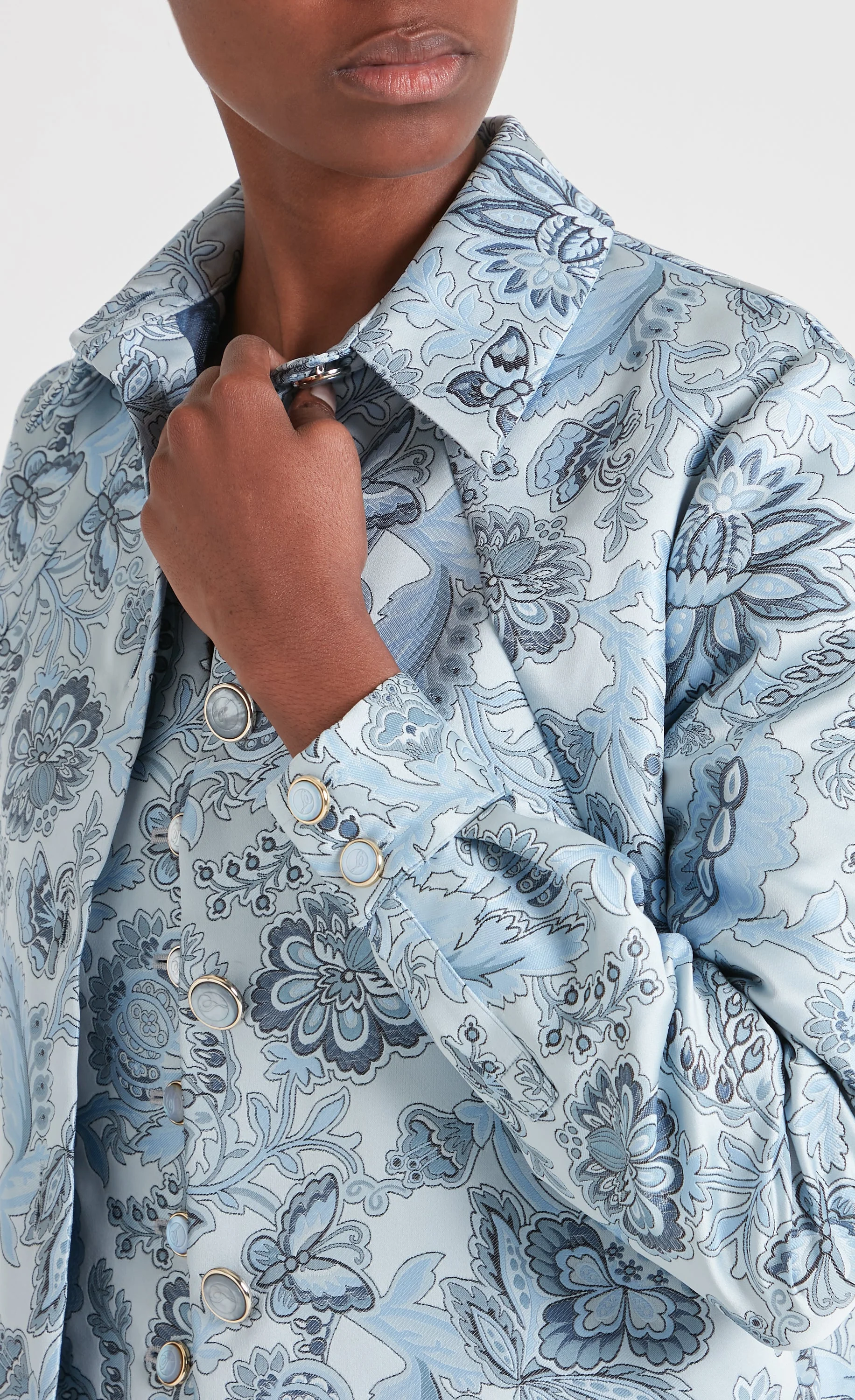 Francis Shirt Jacket - Light Blue - Image 3