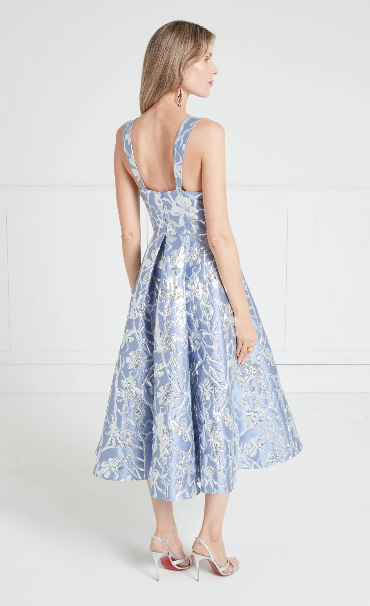 Frankel Strappy Dress - Ice Blue - Image 4