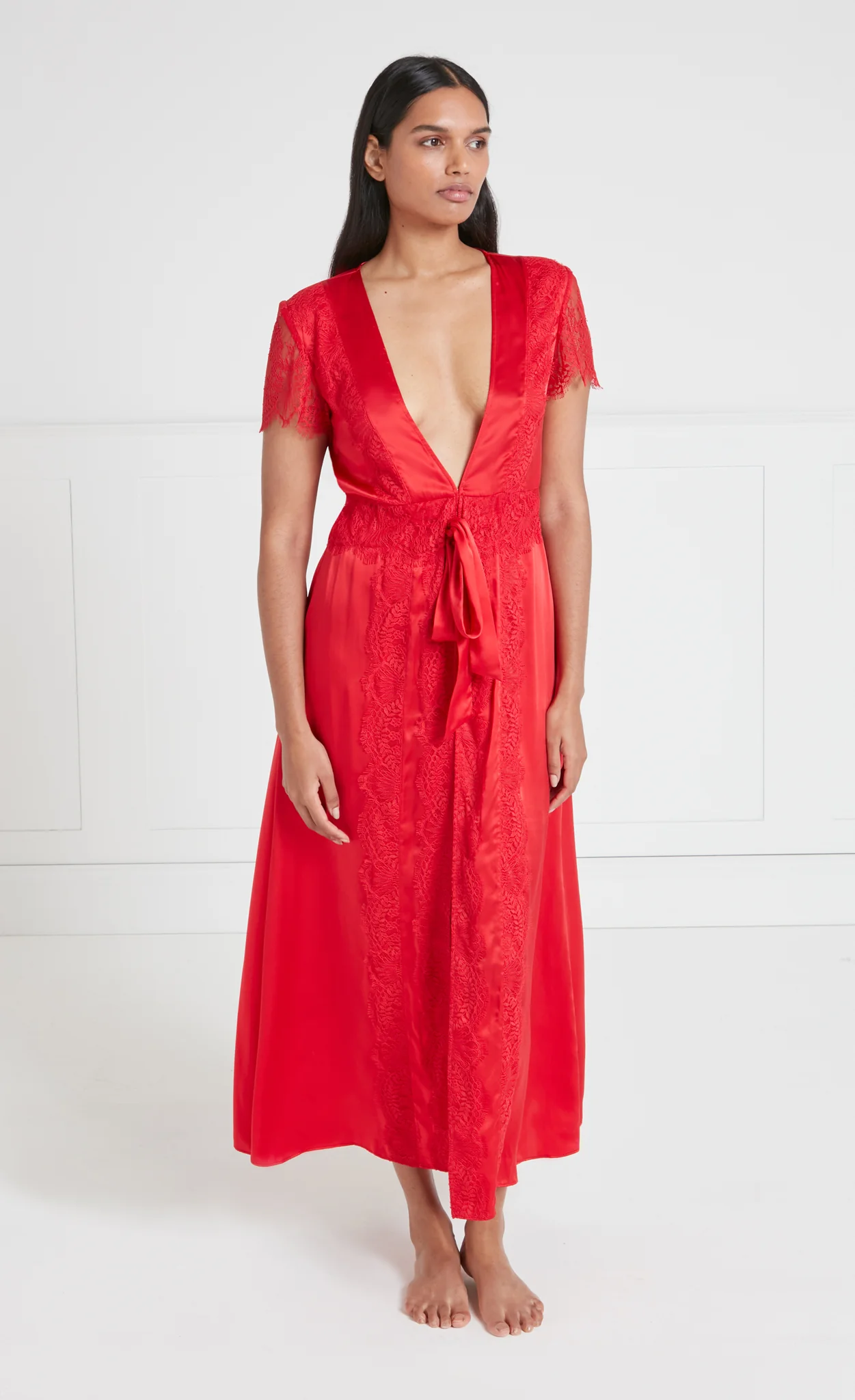 Gaia Robe - Red - Image 4