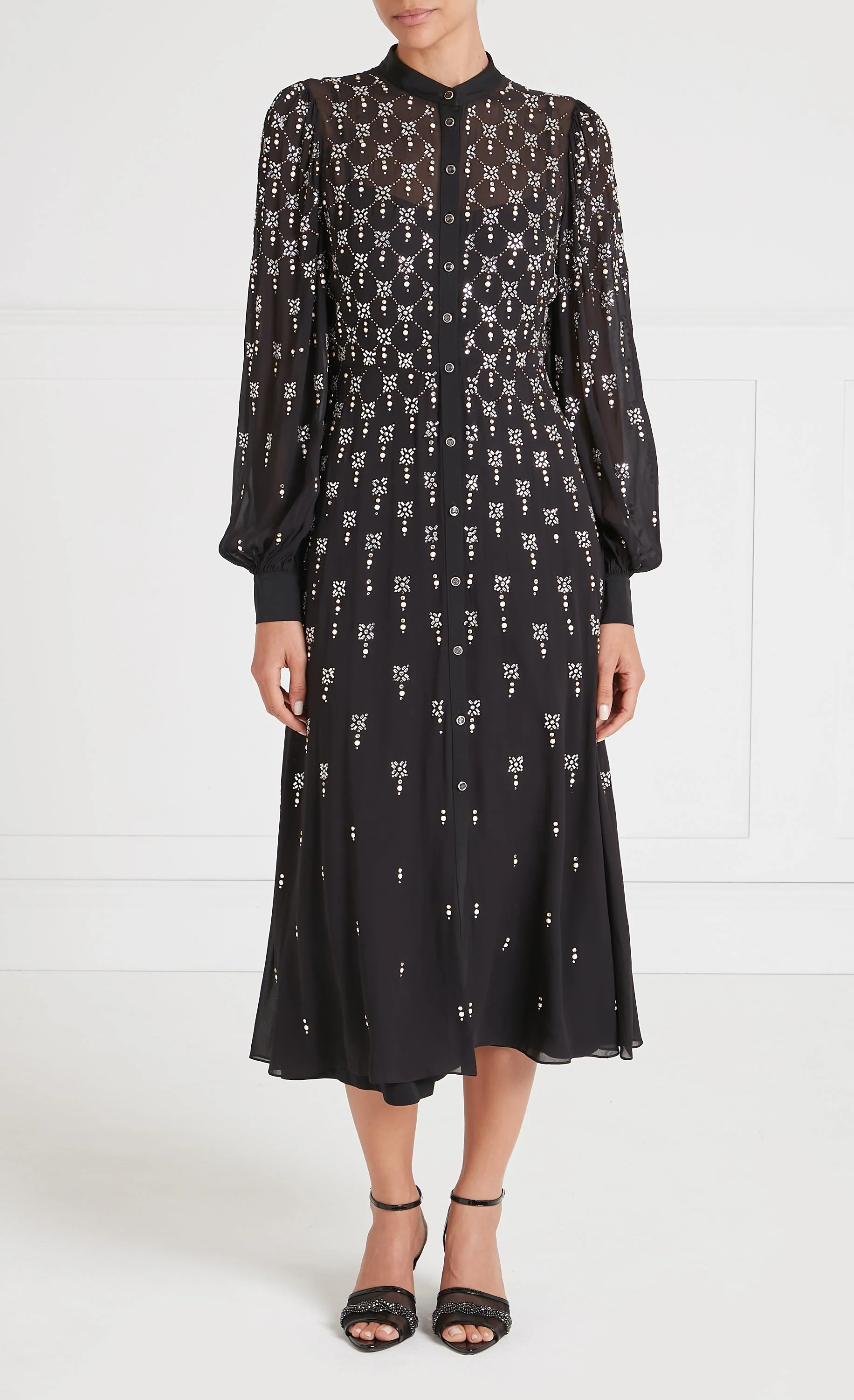 Gallantry Shirt Dress - Black - Image 2