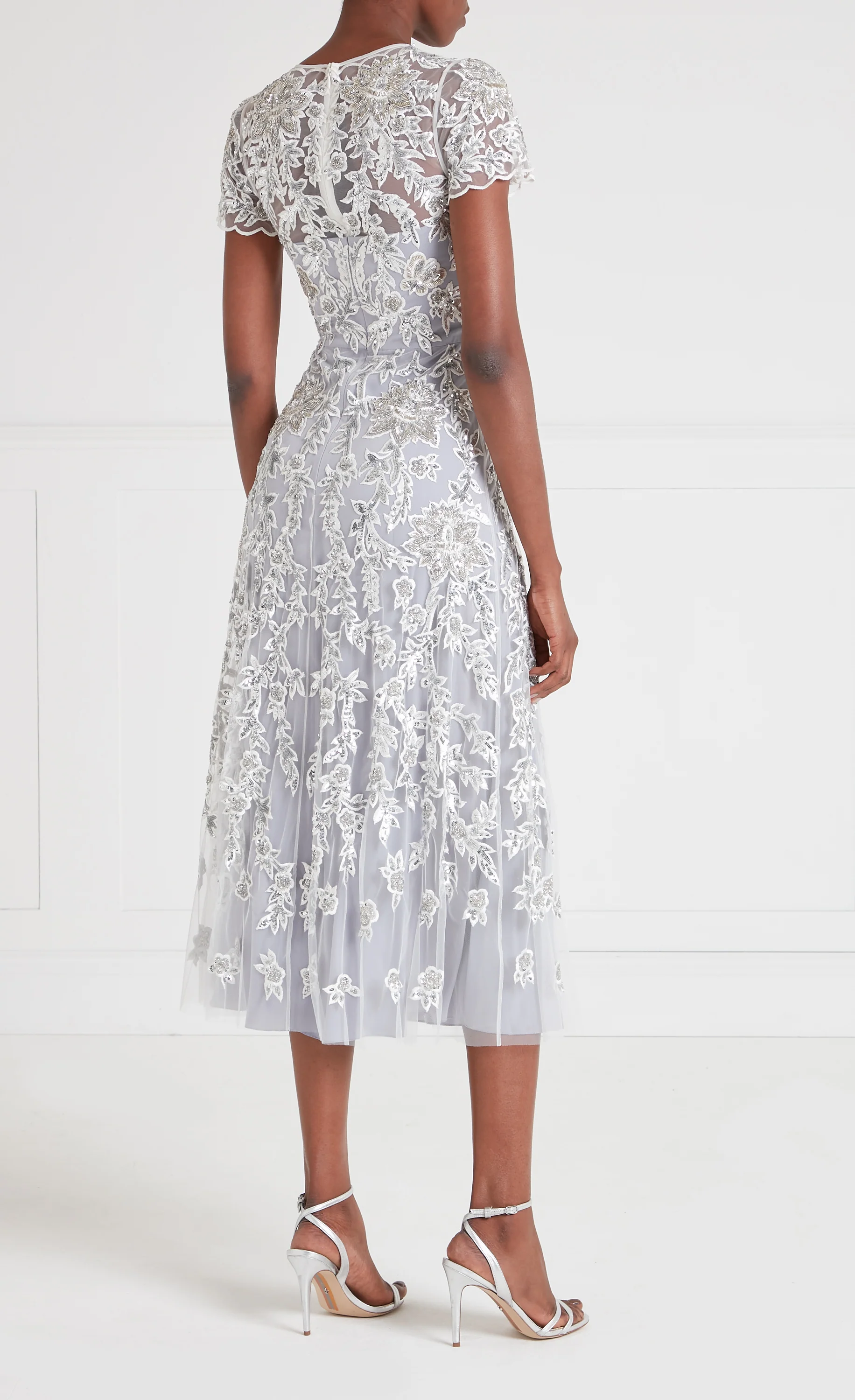 Genevieve Dress - Silver - Image 4