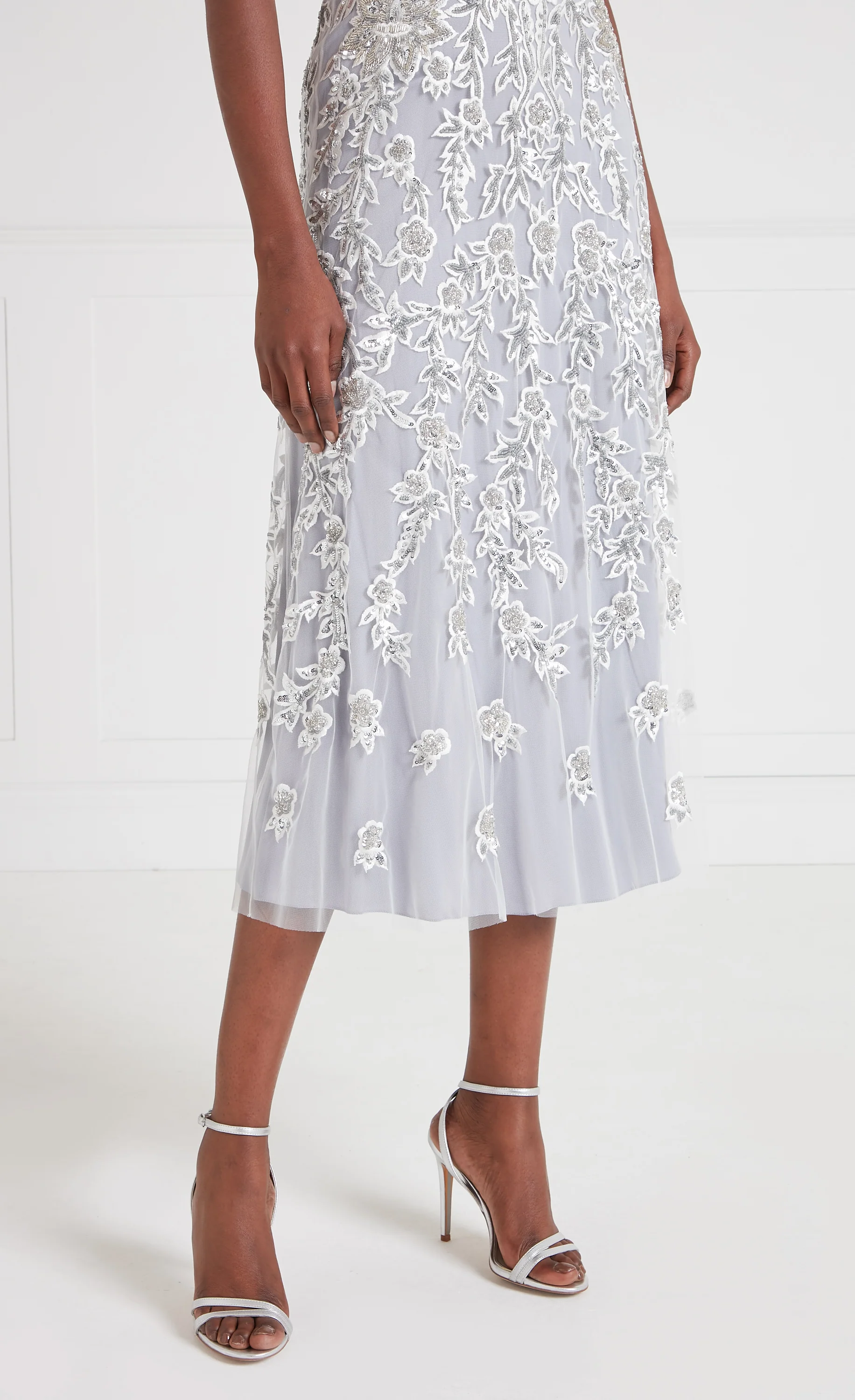 Genevieve Dress - Silver - Image 7