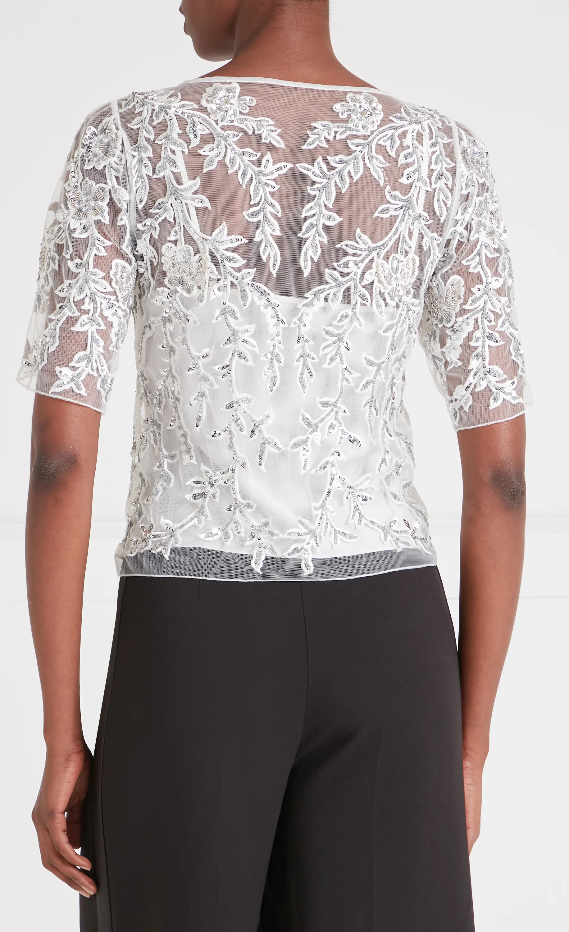 Genevieve Top - Silver - Image 3