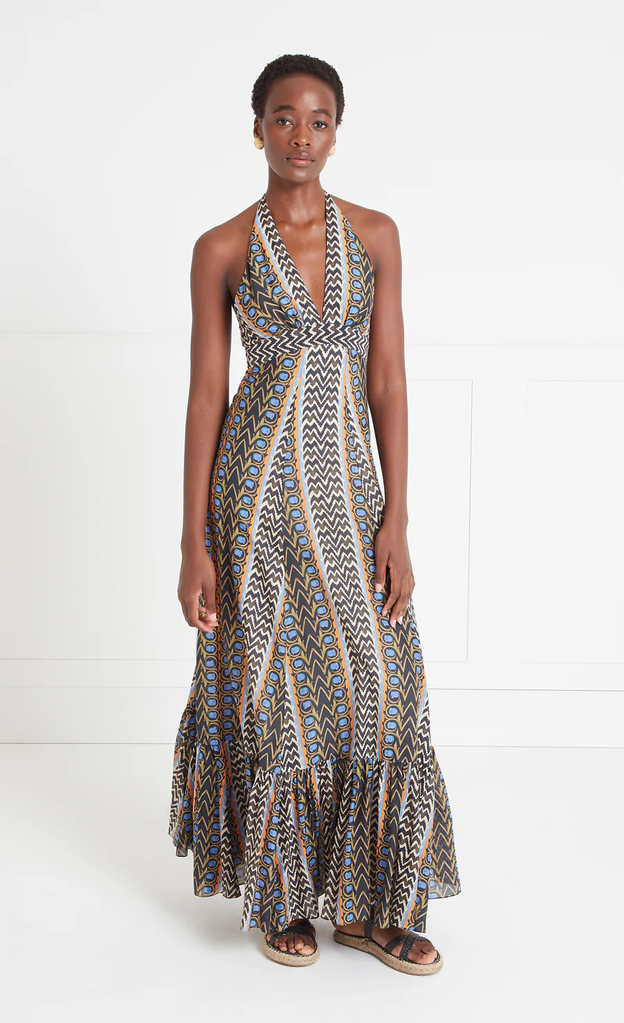 Gia Halter Dress - Dazzling Blue - Image 2