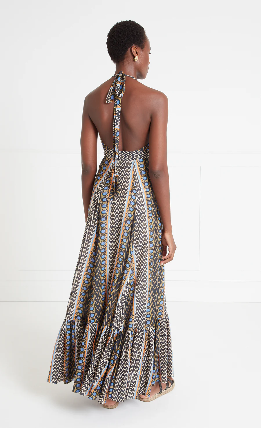 Gia Halter Dress - Dazzling Blue - Image 4