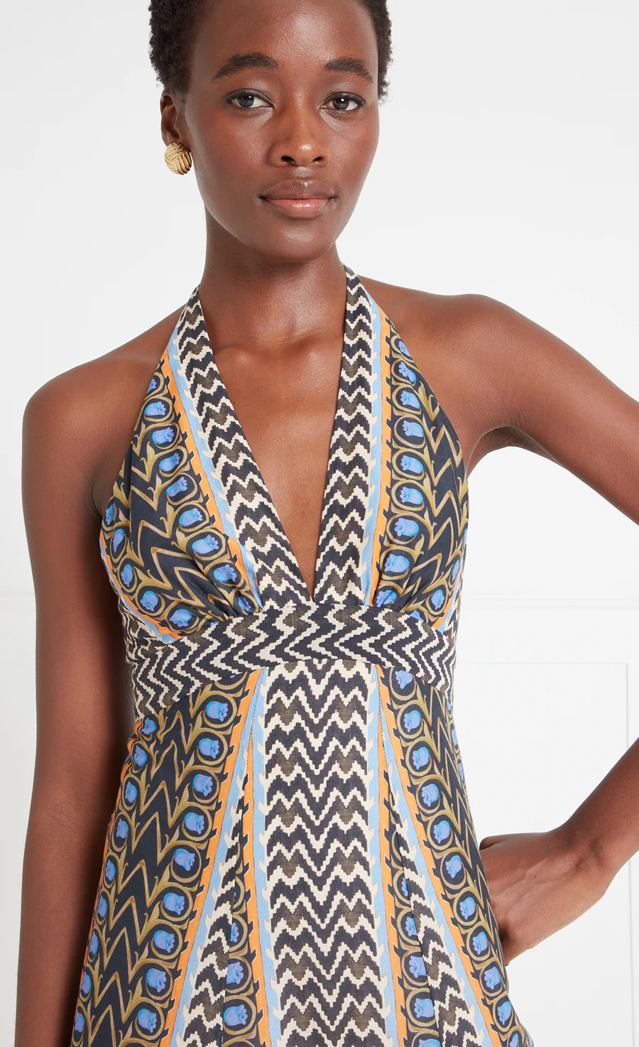 Gia Halter Dress - Dazzling Blue - Image 5