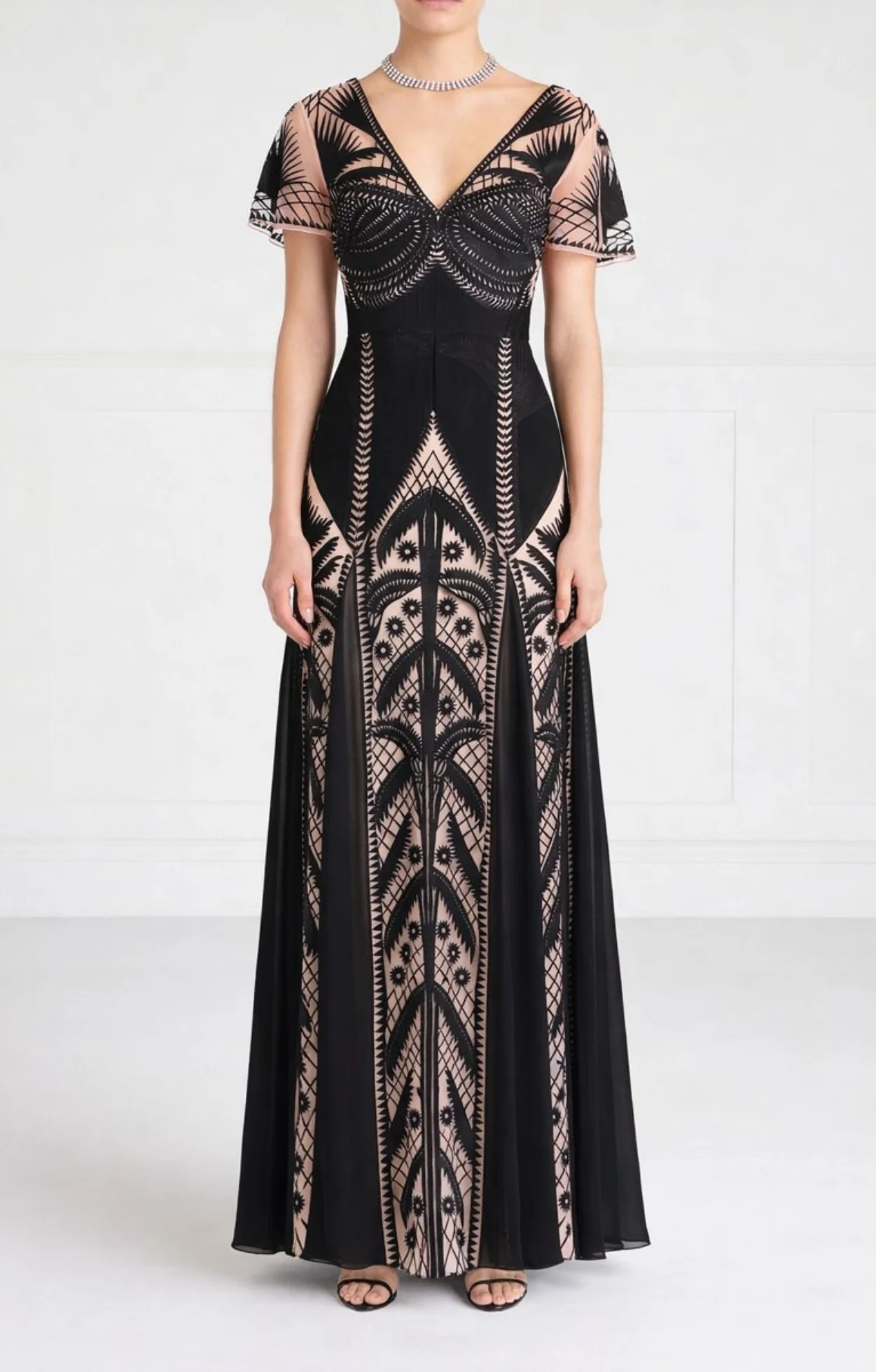 Giselle Gown - Black Mix - Image 2