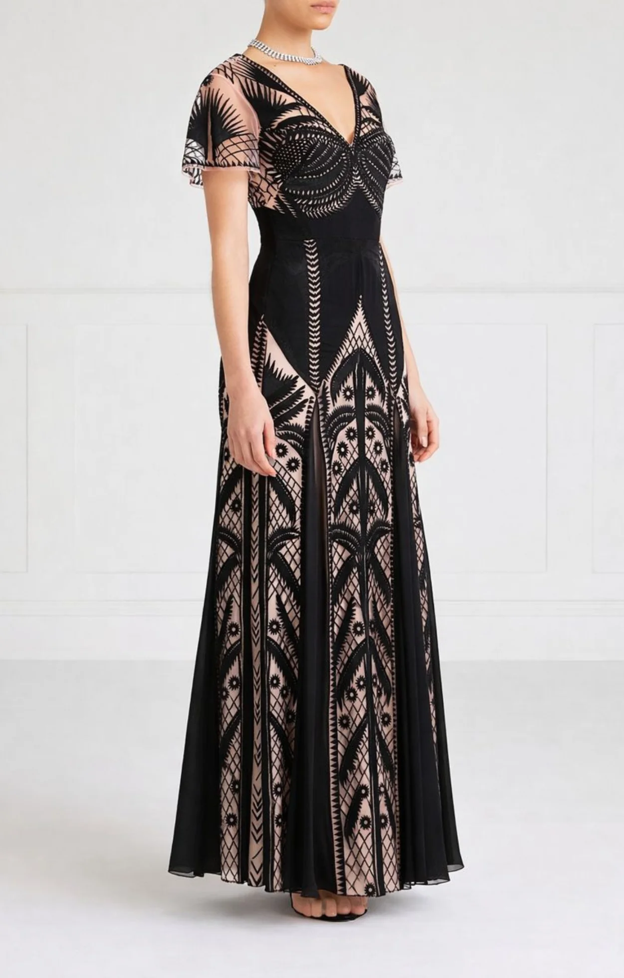 Giselle Gown - Black Mix - Image 3
