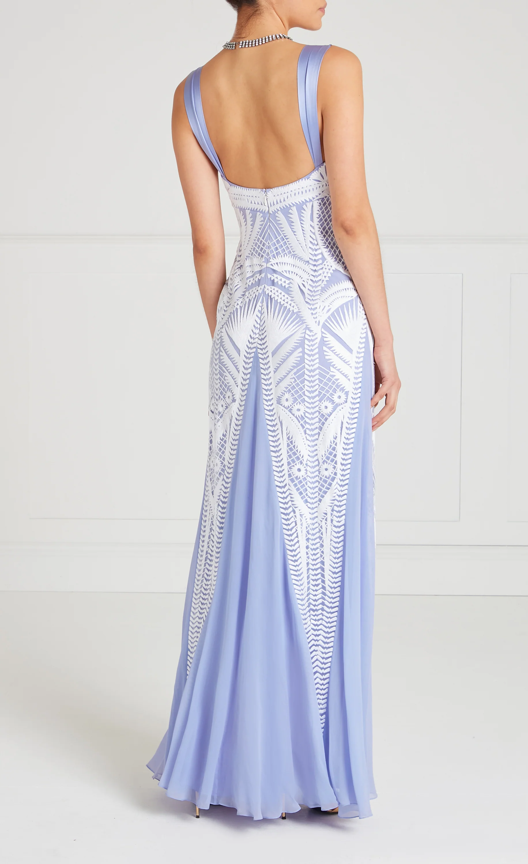 Giselle Strappy Gown - Lavender Blue - Image 4